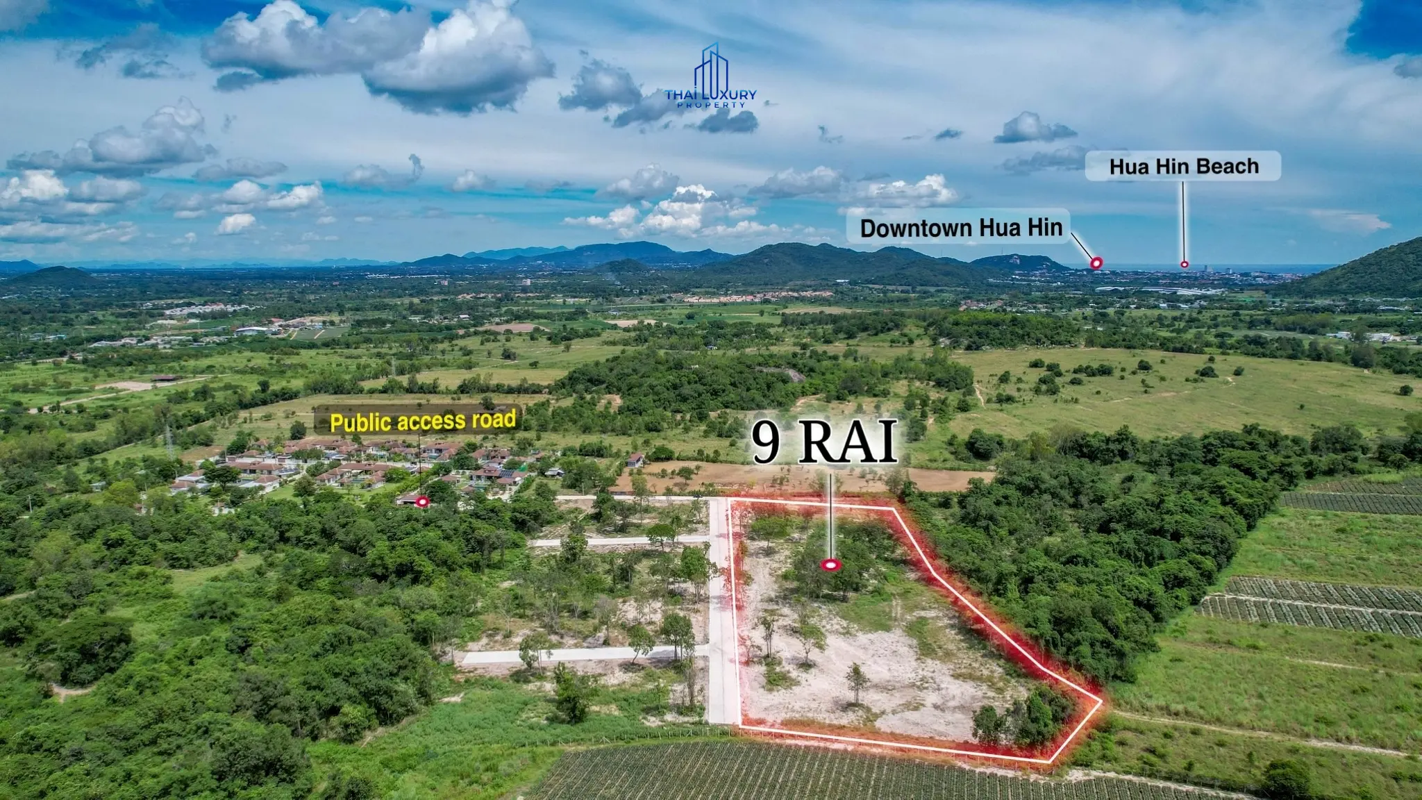 ที่ดินหัวหิน 9 ไร่ ใกล้ทะเล – โอกาสลงทุนทองคำ!