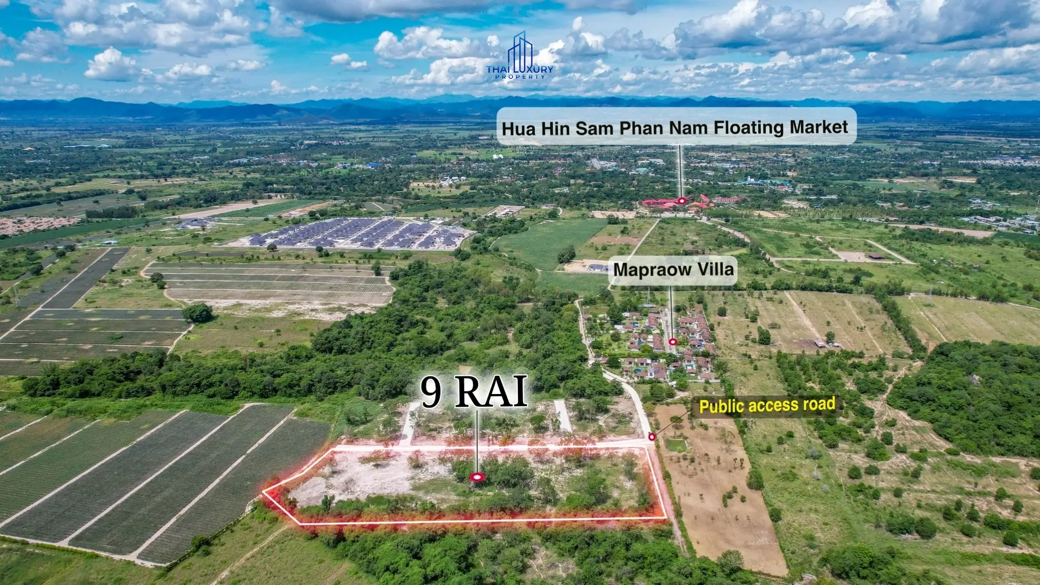 ที่ดินหัวหิน 9 ไร่ ใกล้ทะเล – โอกาสลงทุนทองคำ!