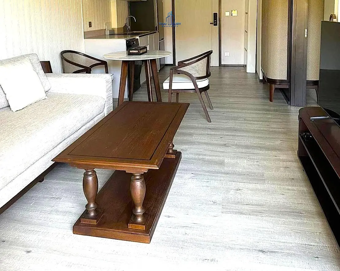 คอนโดพักตากอากาศระดับหรู 1 ห้องนอน ริมชายหาด สำหรับขาย ที่ InterContinental Residences หัวหิน
