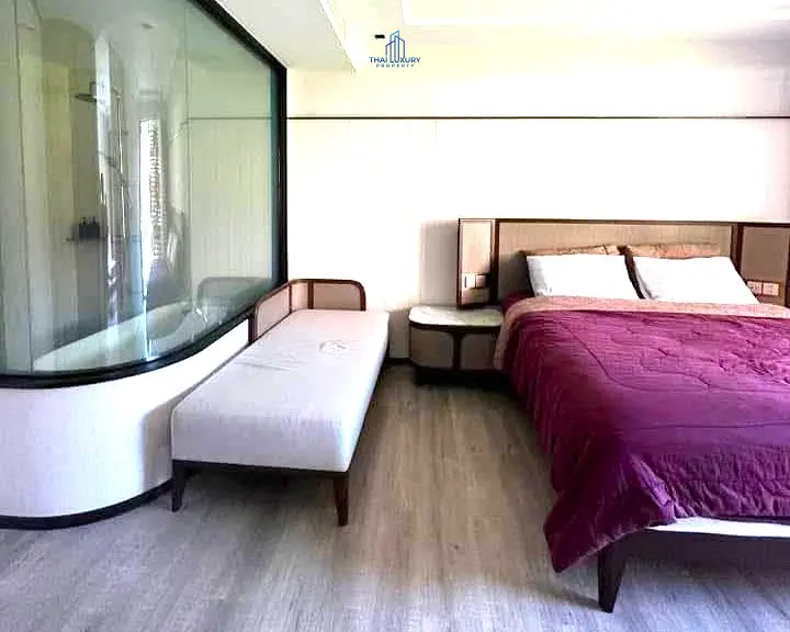 คอนโดพักตากอากาศระดับหรู 1 ห้องนอน ริมชายหาด สำหรับขาย ที่ InterContinental Residences หัวหิน