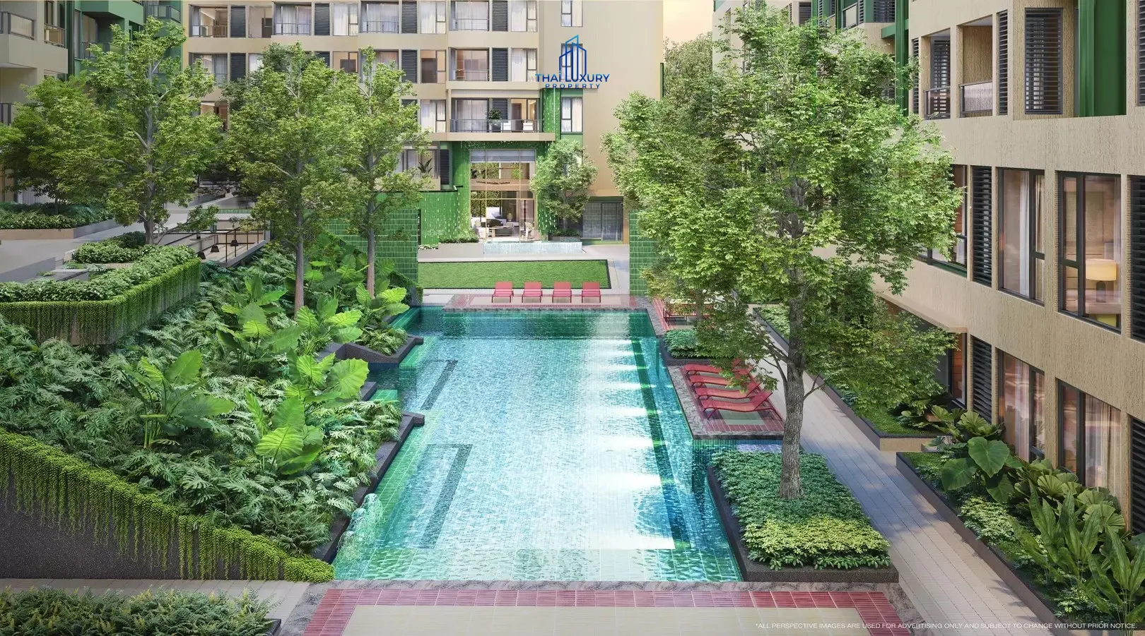 คอนโดโมเดิร์น 1 ห้องนอน ใกล้ชายหาด ขายที่ SASA หัวหิน
