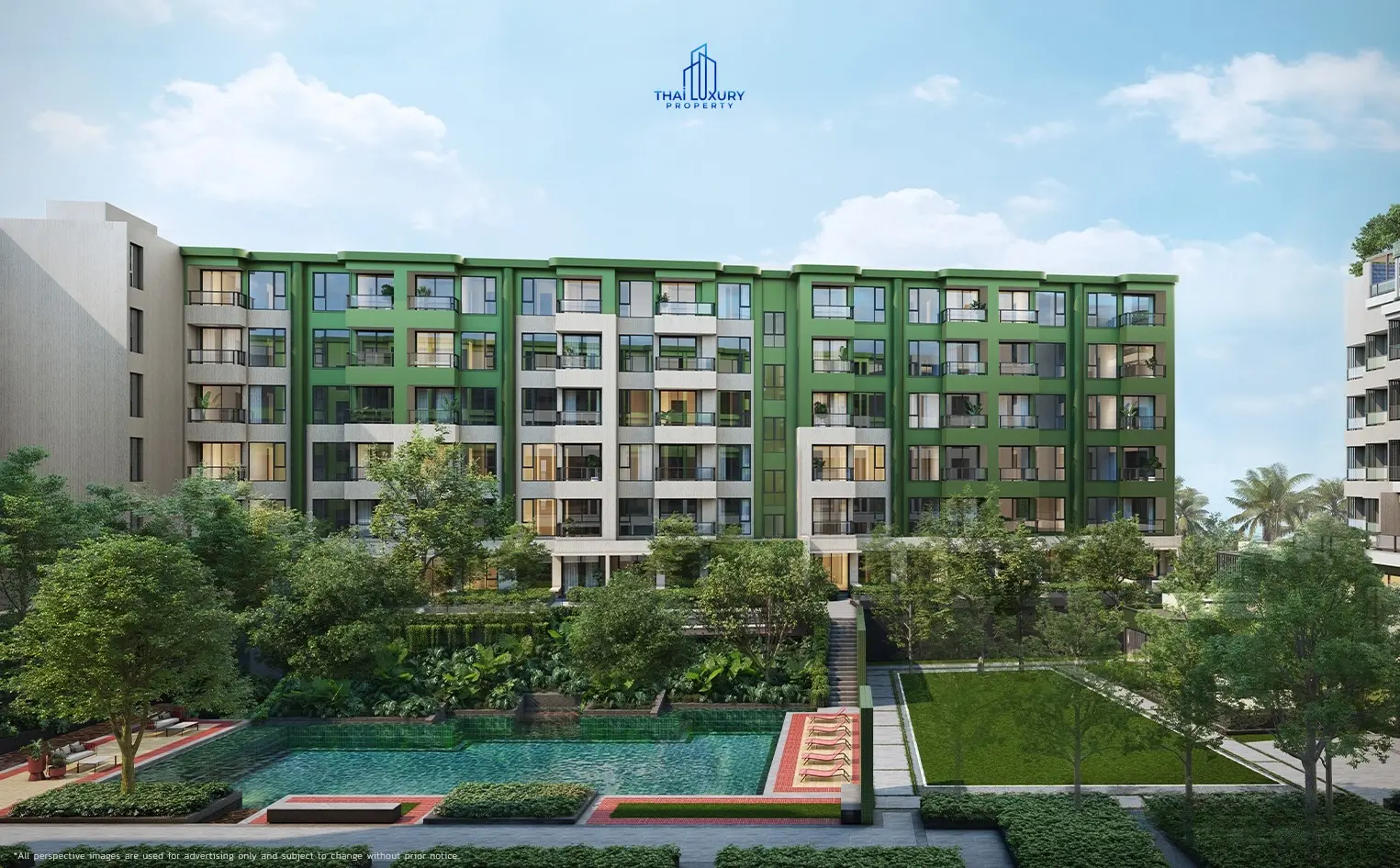 คอนโดโมเดิร์น 2 ห้องนอน ใกล้ชายหาด ขายที่ SASA หัวหิน
