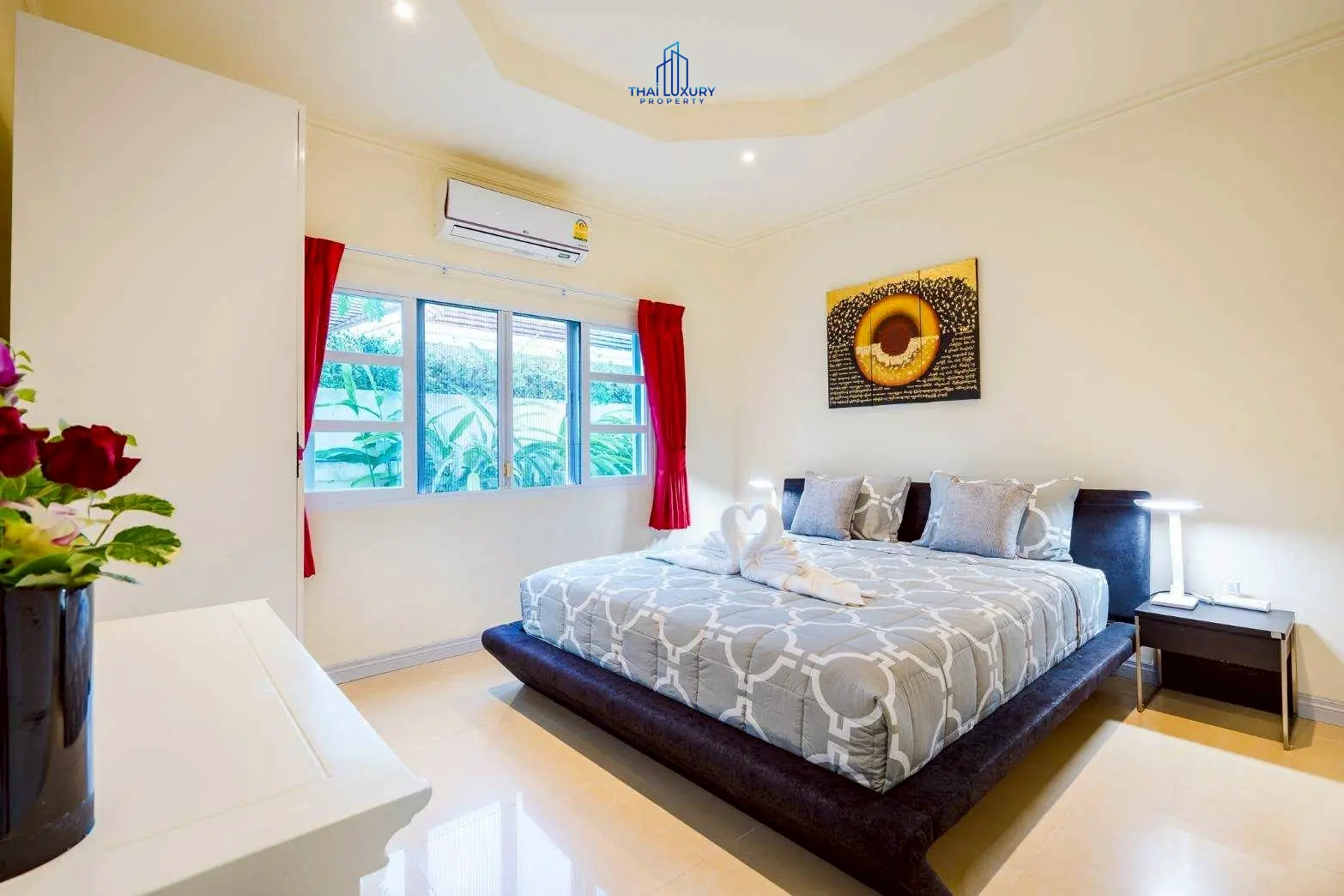 วิลล่าสระว่ายน้ำ 3 ห้องนอนสุดสวย ให้เช่าในหัวหิน ซอย 116