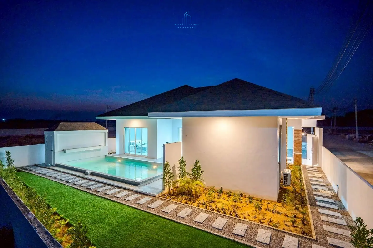 Luxury Modern 3 Bedrooms Pool Villa at Celessy Hua Hin
