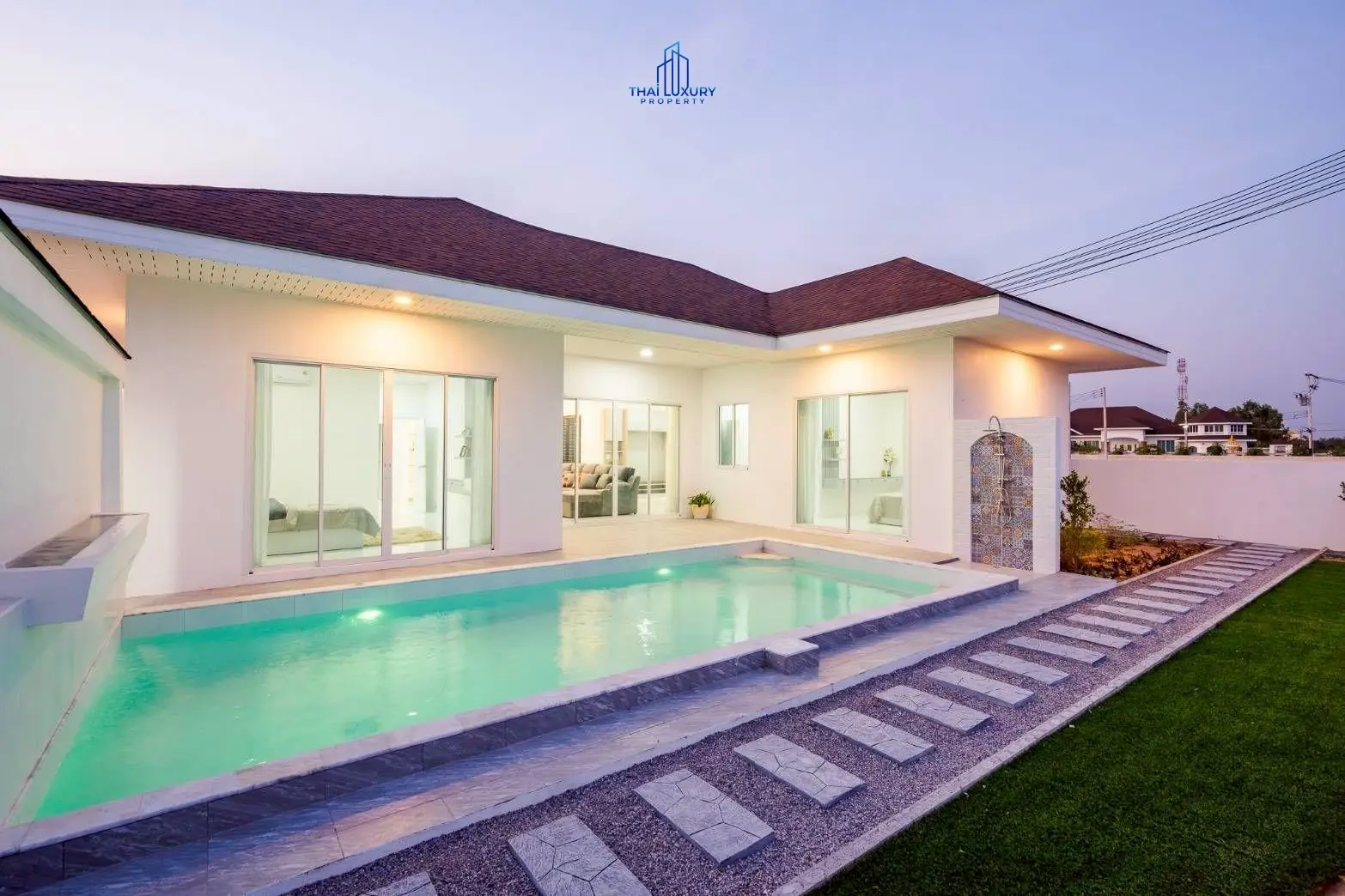 Luxury Modern 3 Bedrooms Pool Villa at Celessy Hua Hin