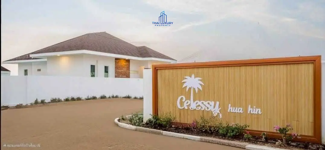 Luxury Modern 3 Bedrooms Pool Villa at Celessy Hua Hin