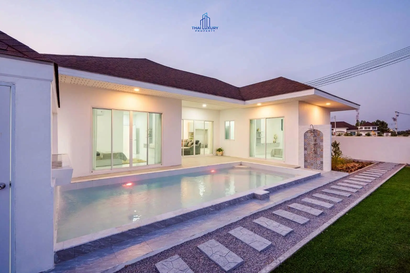 Luxury Modern 3 Bedrooms Pool Villa at Celessy Hua Hin