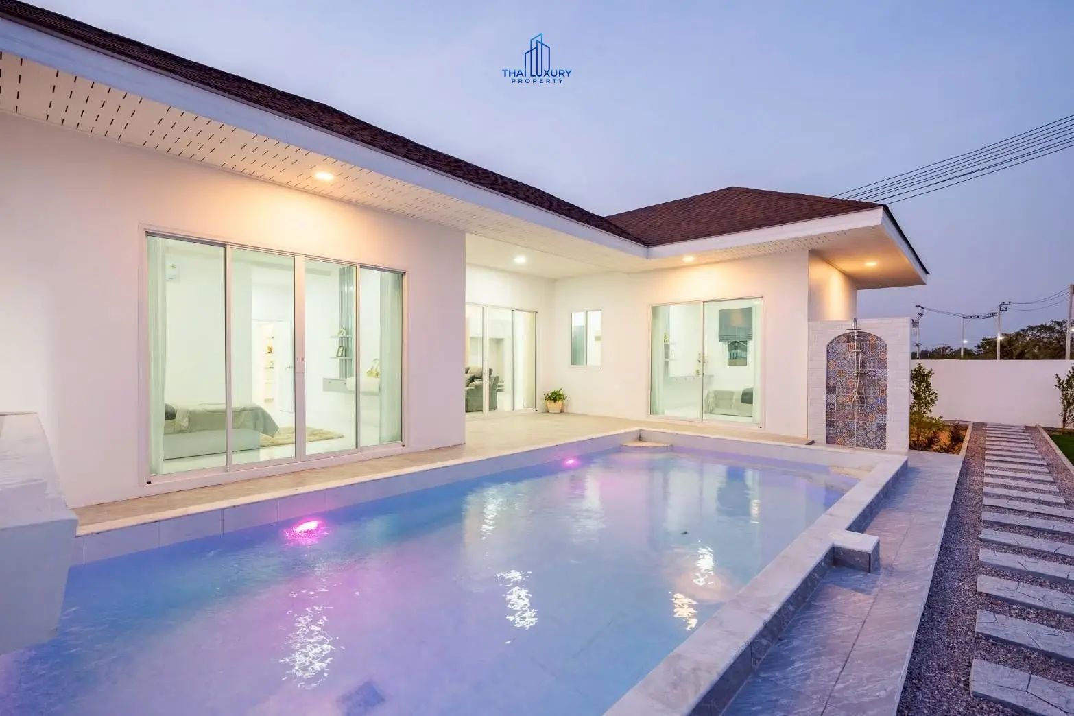 Luxury Modern 3 Bedrooms Pool Villa at Celessy Hua Hin