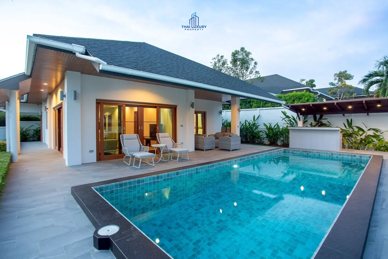 Modern Mountain View 3 Bedrooms Villa for Sale Near Downtown Hua Hin