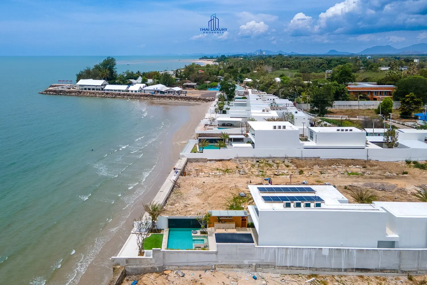 Luxury Beach House The First Ultra Luxury In Cha-am Fully Functional Seaside House With Swimming Pool And Access To Every Private Beach.