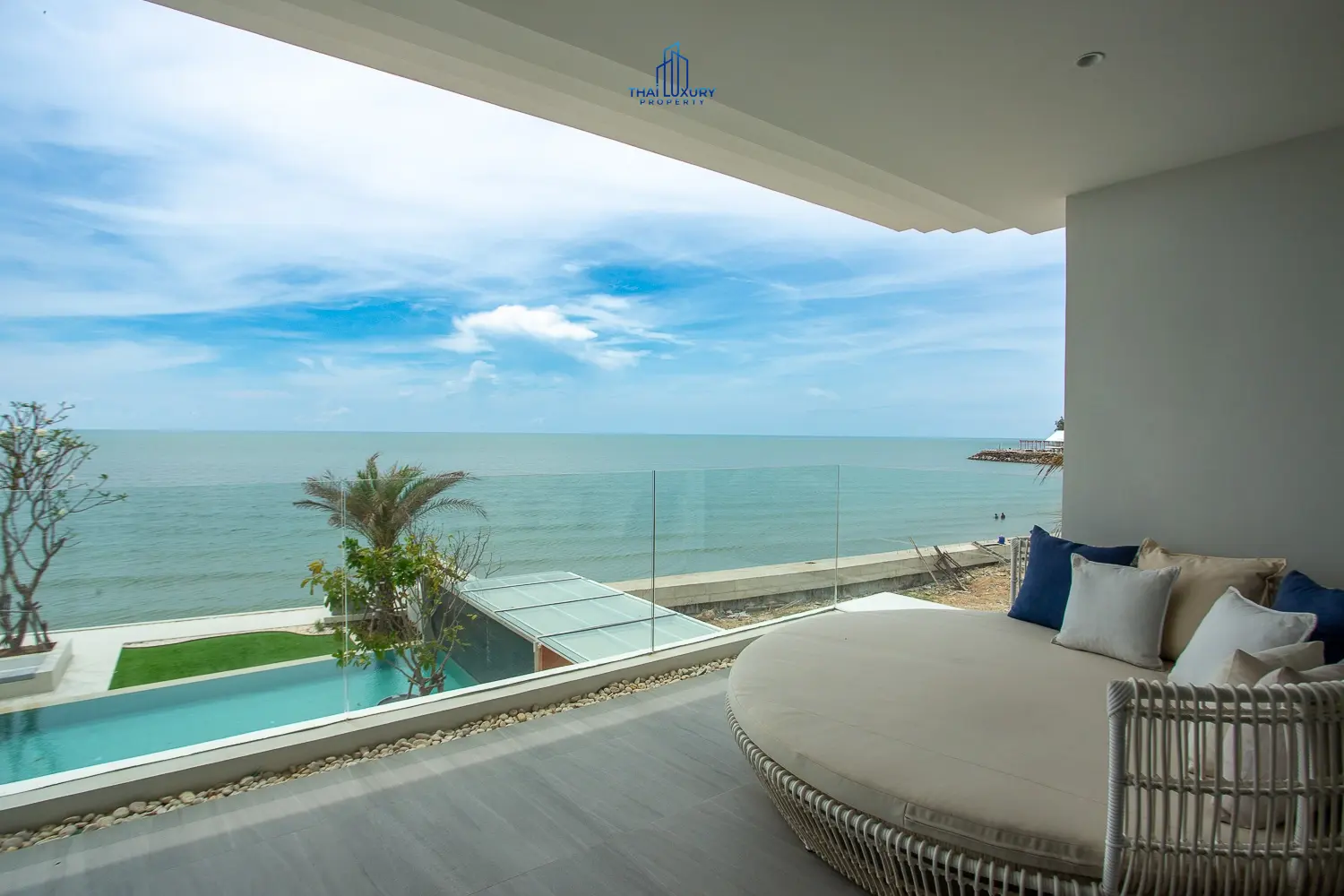 Luxury Beach House The First Ultra Luxury In Cha-am Fully Functional Seaside House With Swimming Pool And Access To Every Private Beach.