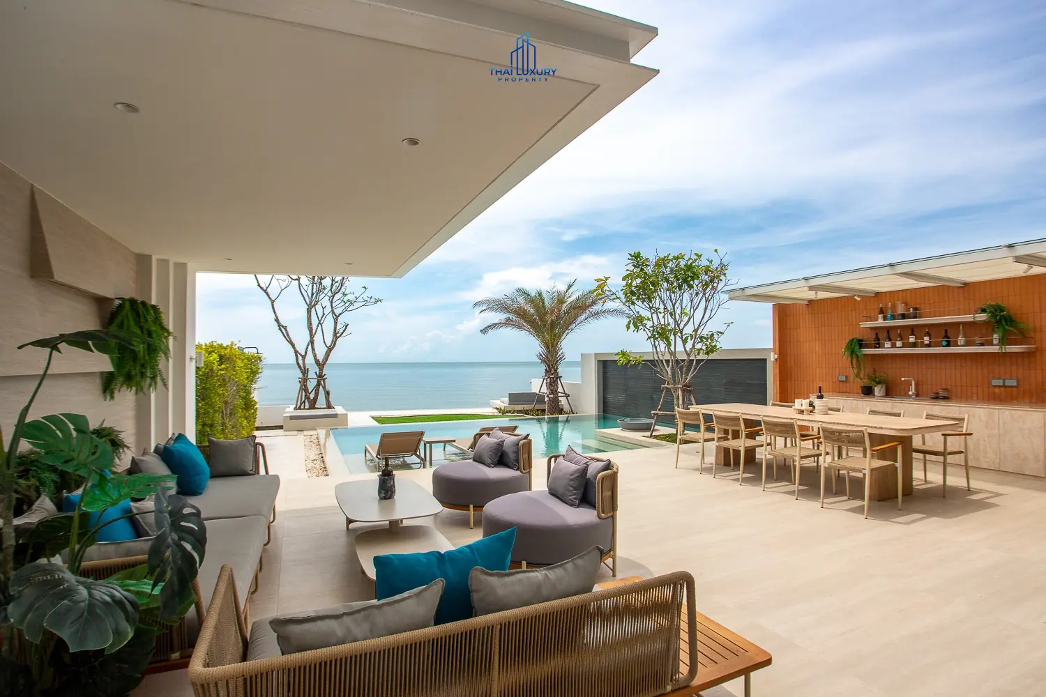 Luxury Beach House The First Ultra Luxury In Cha-am Fully Functional Seaside House With Swimming Pool And Access To Every Private Beach.