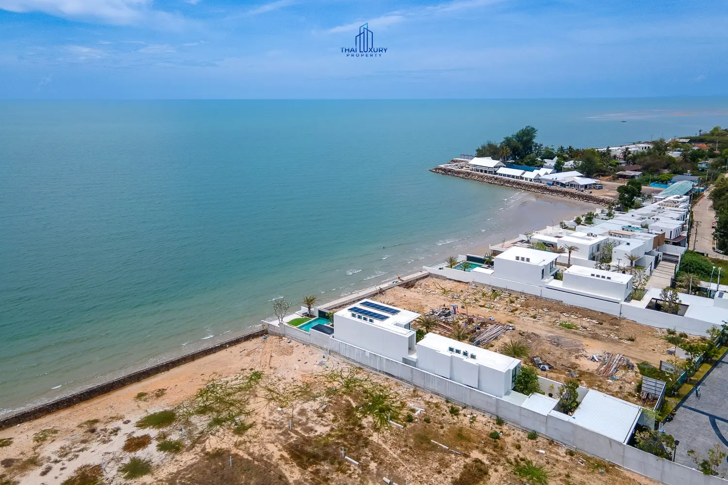 Luxury Beach House The First Ultra Luxury In Cha-am Fully Functional Seaside House With Swimming Pool And Access To Every Private Beach.