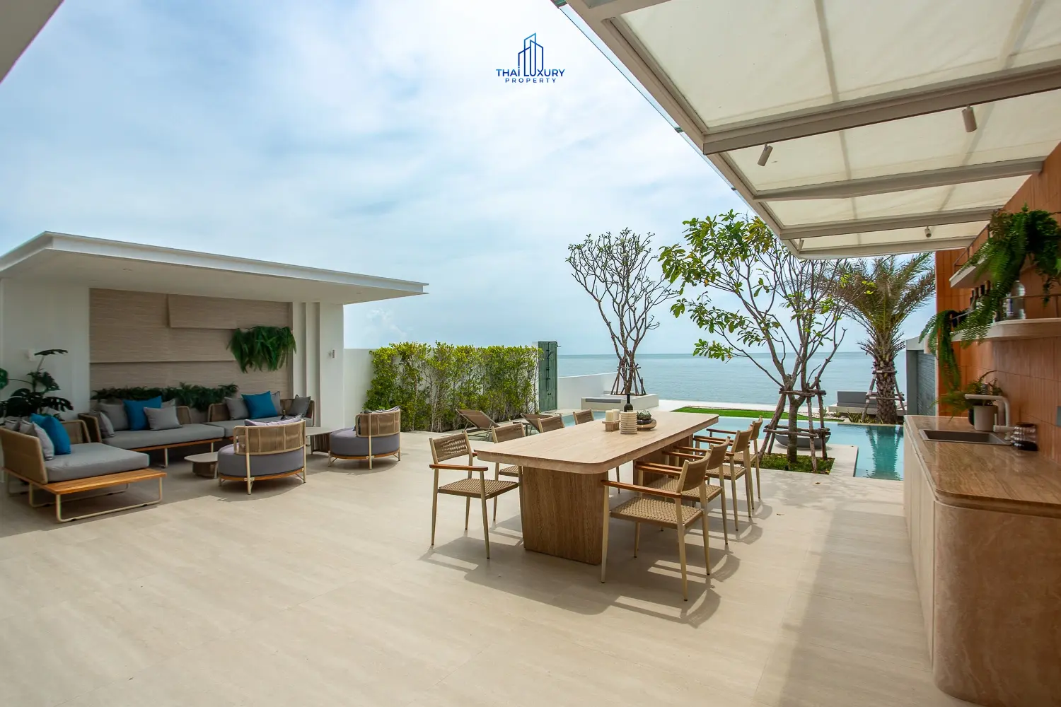 Luxury Beach House The First Ultra Luxury In Cha-am Fully Functional Seaside House With Swimming Pool And Access To Every Private Beach.