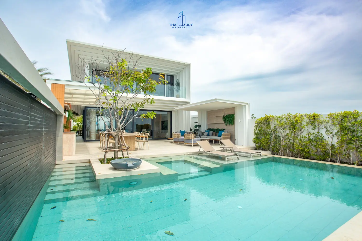 Luxury Beach House The First Ultra Luxury In Cha-am Fully Functional Seaside House With Swimming Pool And Access To Every Private Beach.