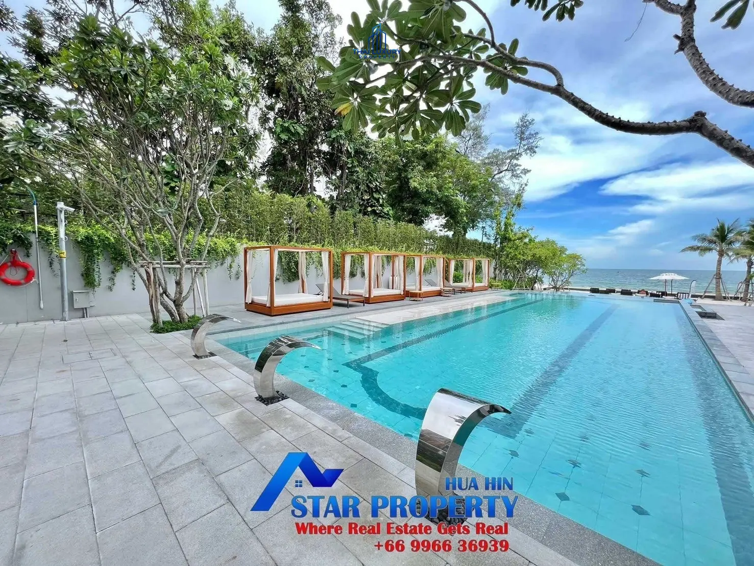Luxury Condominium Pool View At InterContinental Residences Hua Hin For Sale