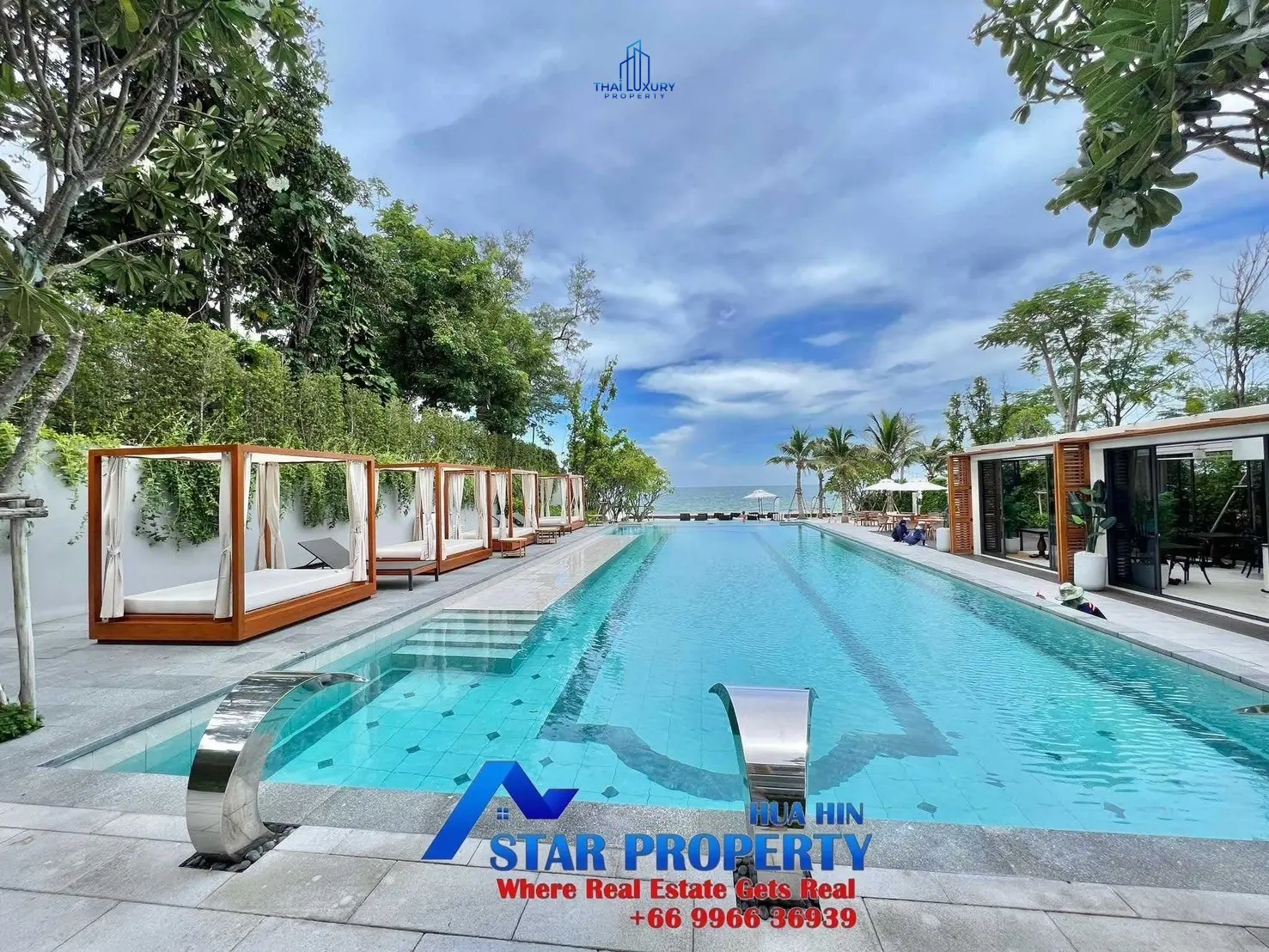 Luxury Condominium Pool View At InterContinental Residences Hua Hin For Sale