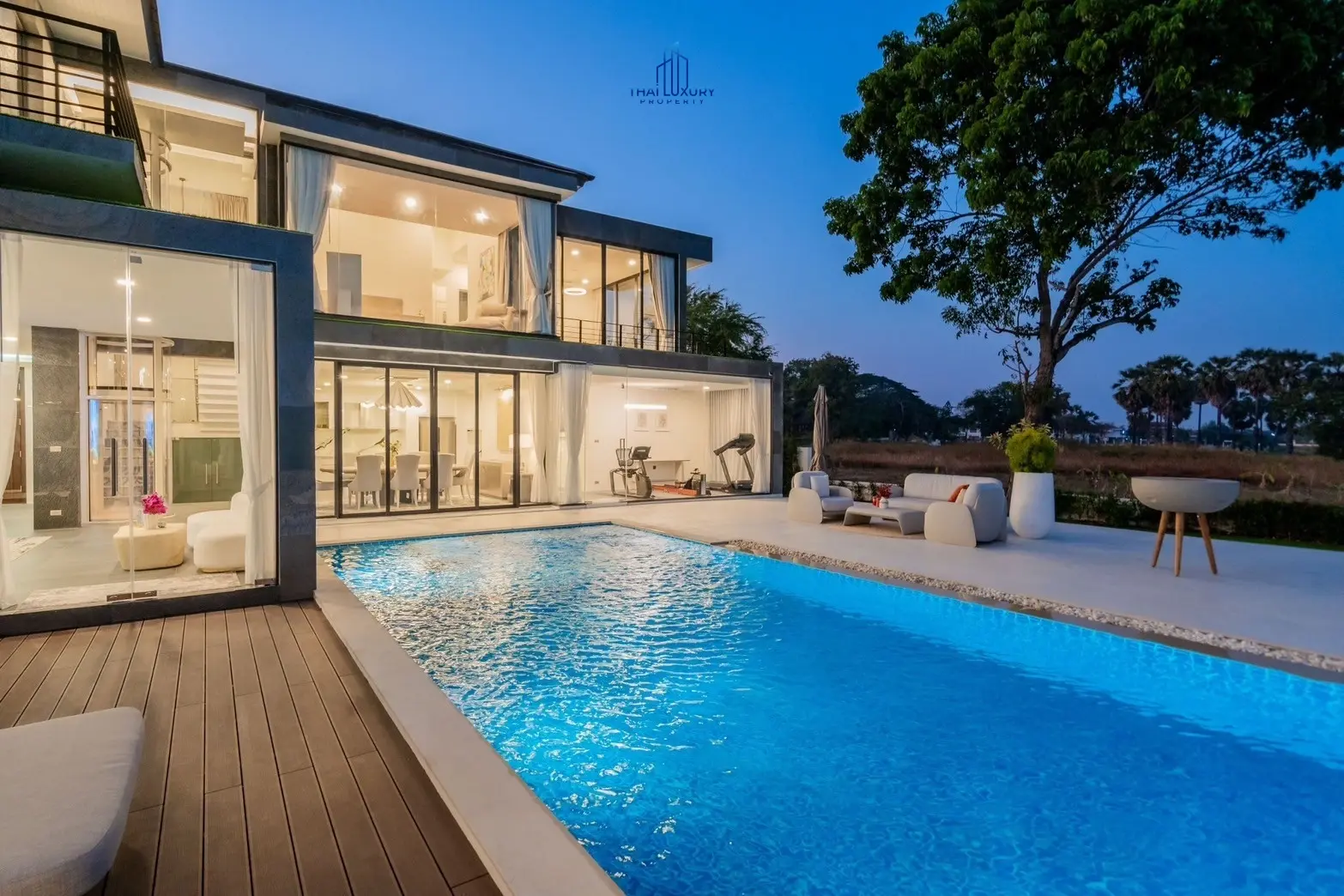 Luxury Modern Pool Villa Cha-Am Hua Hin At Palm Hills Golf Course For Sale