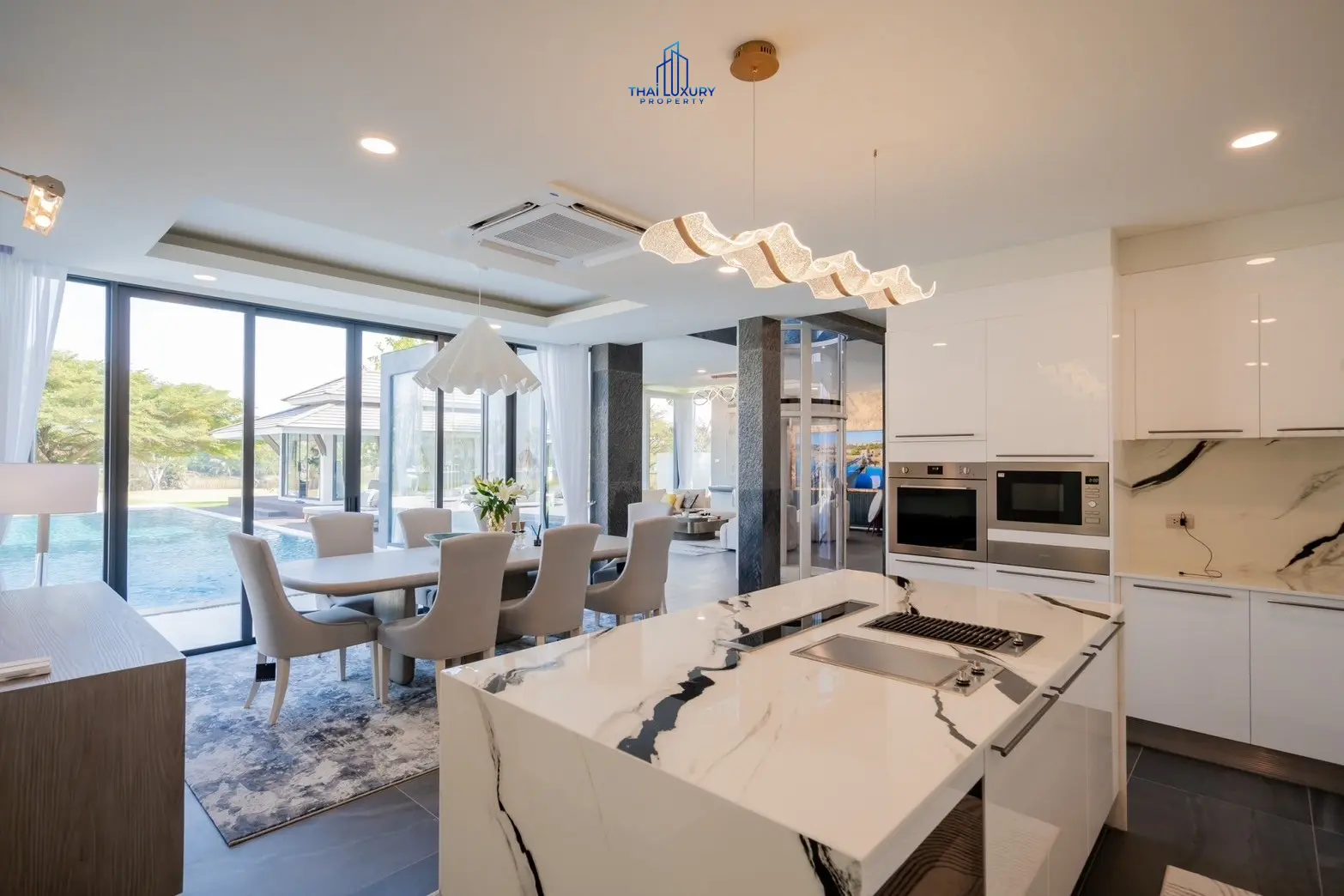 Luxury Modern Pool Villa Cha-Am Hua Hin At Palm Hills Golf Course For Sale
