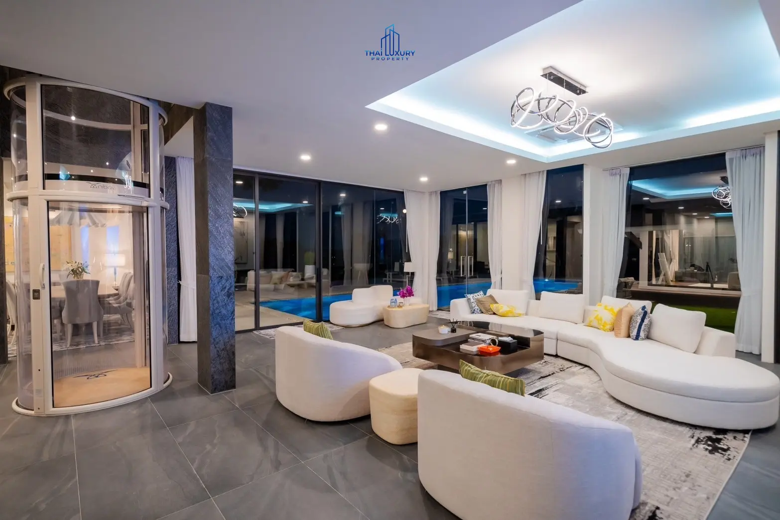 Luxury Modern Pool Villa Cha-Am Hua Hin At Palm Hills Golf Course For Sale