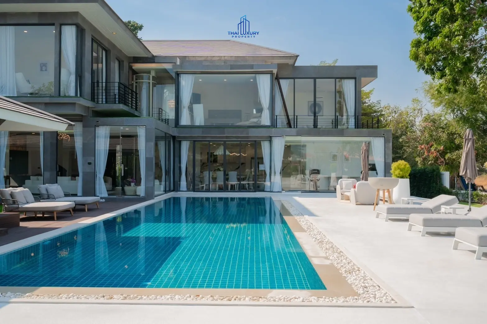 Luxury Modern Pool Villa Cha-Am Hua Hin At Palm Hills Golf Course For Sale
