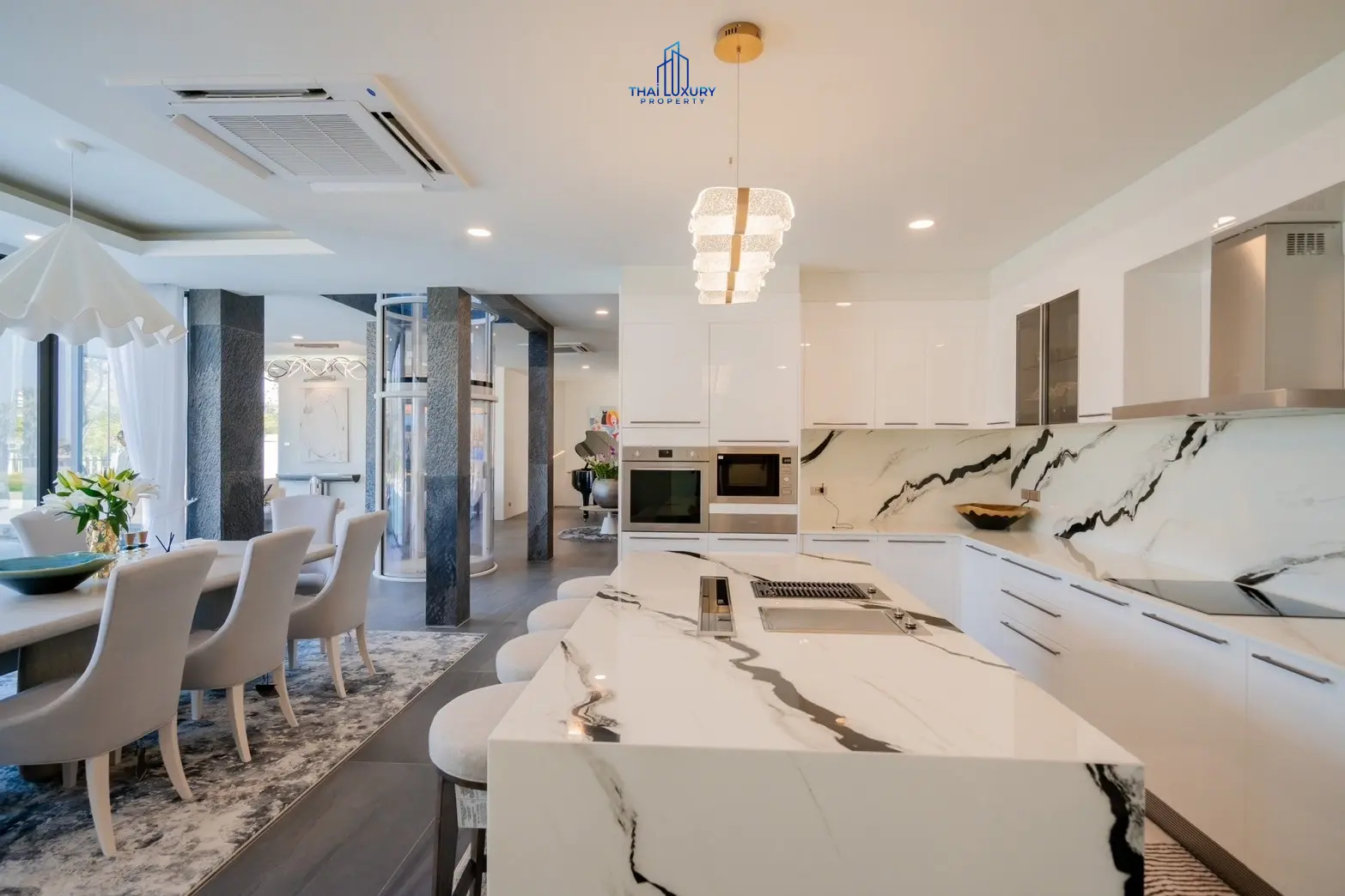 Luxury Modern Pool Villa Cha-Am Hua Hin At Palm Hills Golf Course For Sale