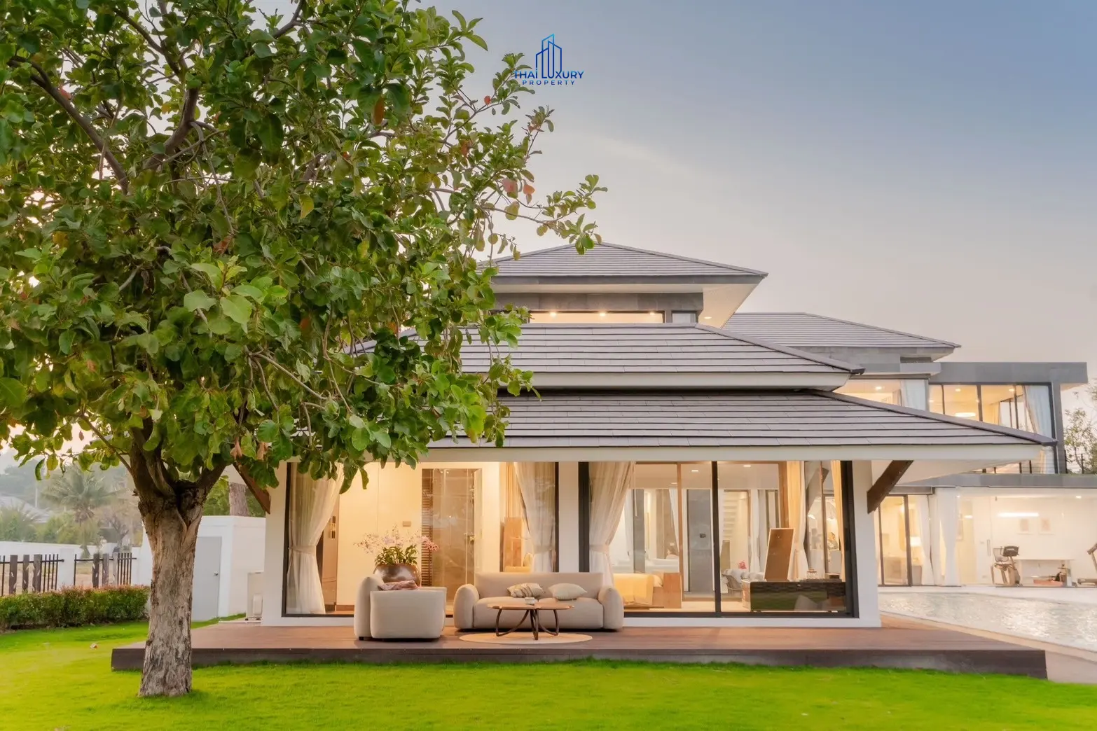Luxury Modern Pool Villa Cha-Am Hua Hin At Palm Hills Golf Course For Sale