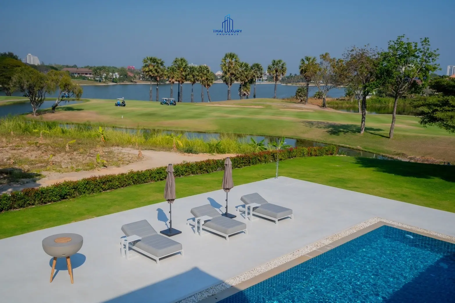 Luxury Modern Pool Villa Cha-Am Hua Hin At Palm Hills Golf Course For Sale