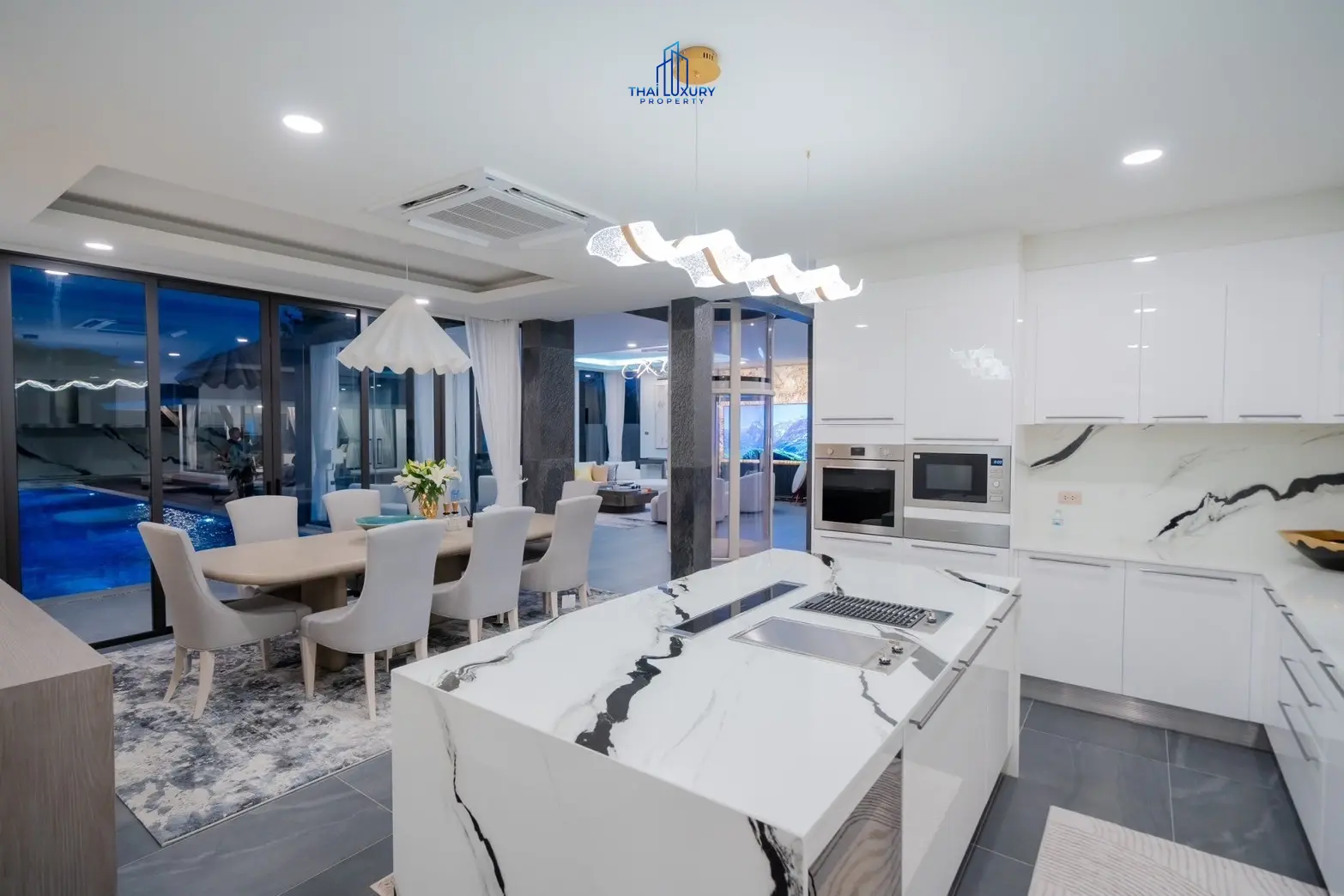 Luxury Modern Pool Villa Cha-Am Hua Hin At Palm Hills Golf Course For Sale