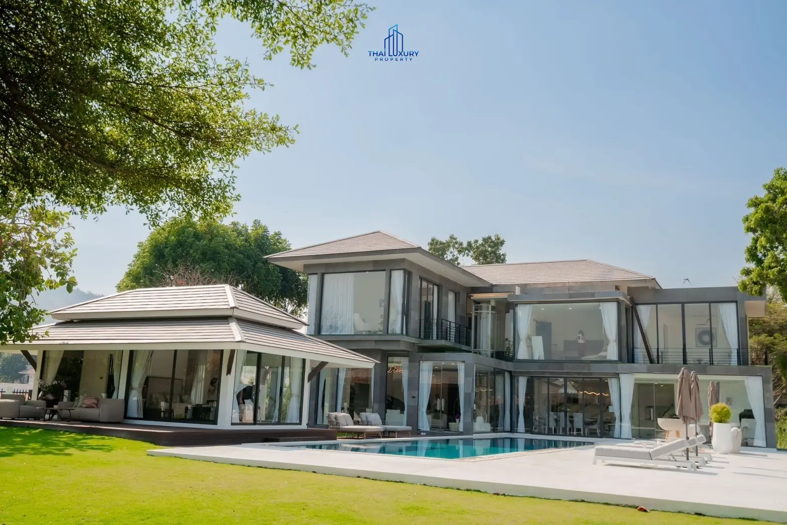 Luxury Modern Pool Villa Cha-Am Hua Hin At Palm Hills Golf Course For Sale