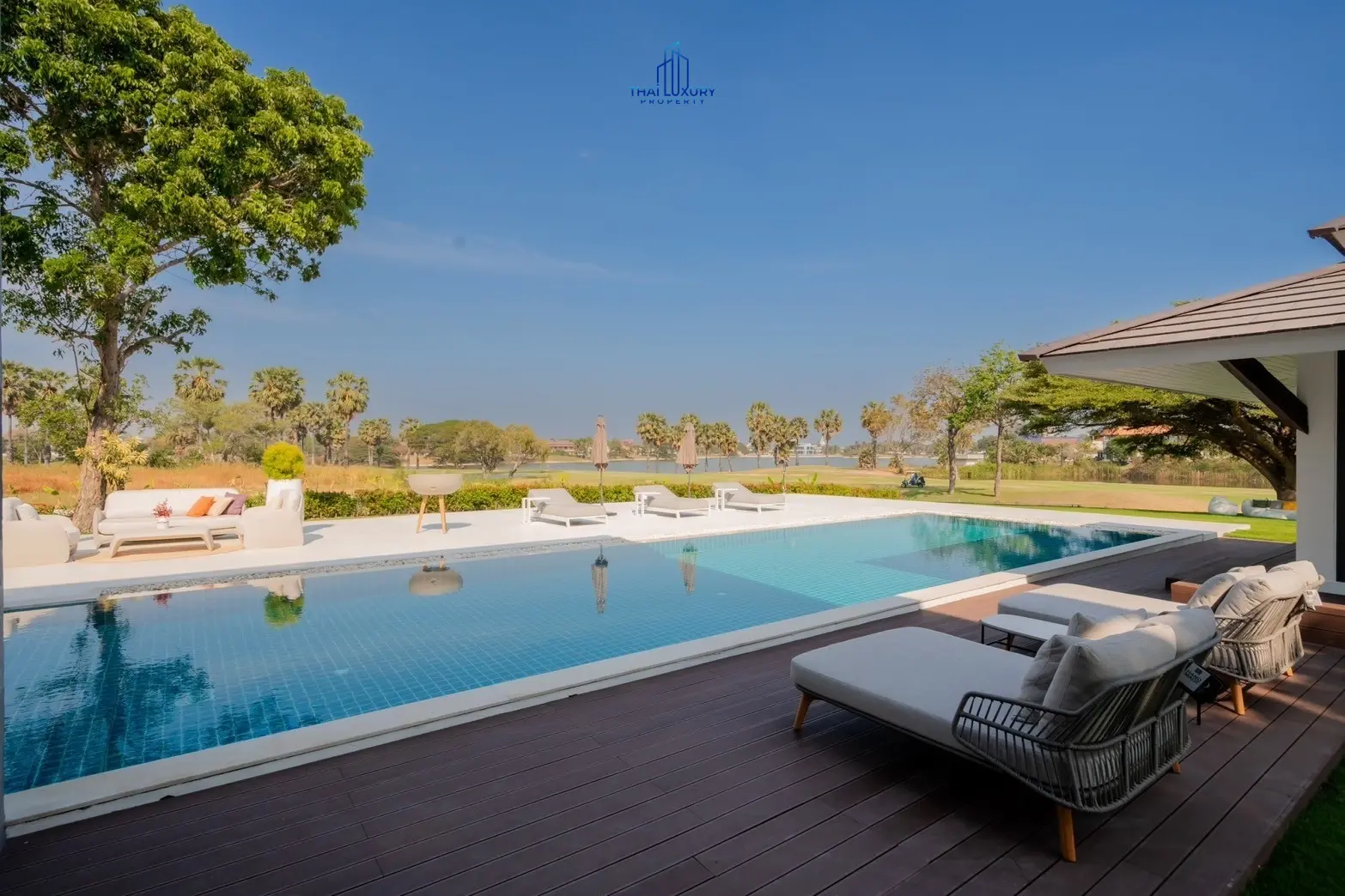 Luxury Modern Pool Villa Cha-Am Hua Hin At Palm Hills Golf Course For Sale