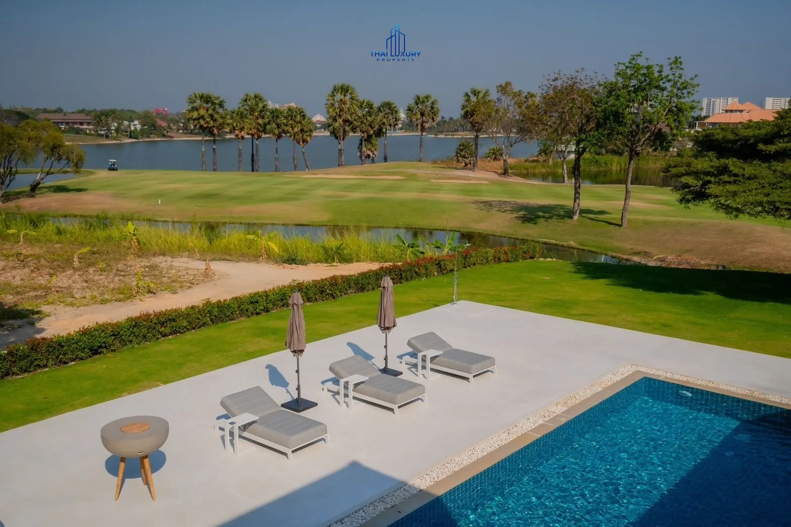 Luxury Modern Pool Villa Cha-Am Hua Hin At Palm Hills Golf Course For Sale
