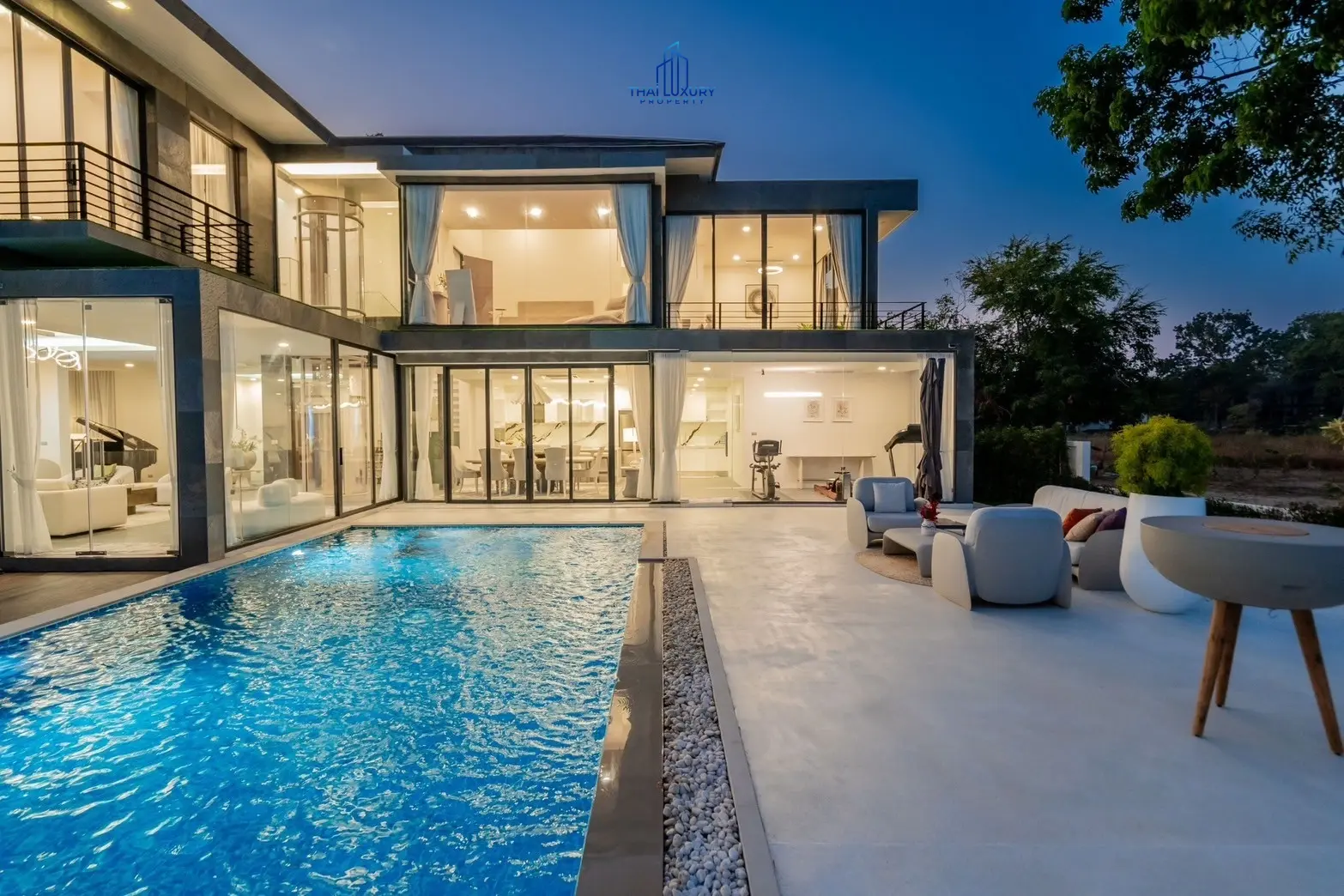 Luxury Modern Pool Villa Cha-Am Hua Hin At Palm Hills Golf Course For Sale