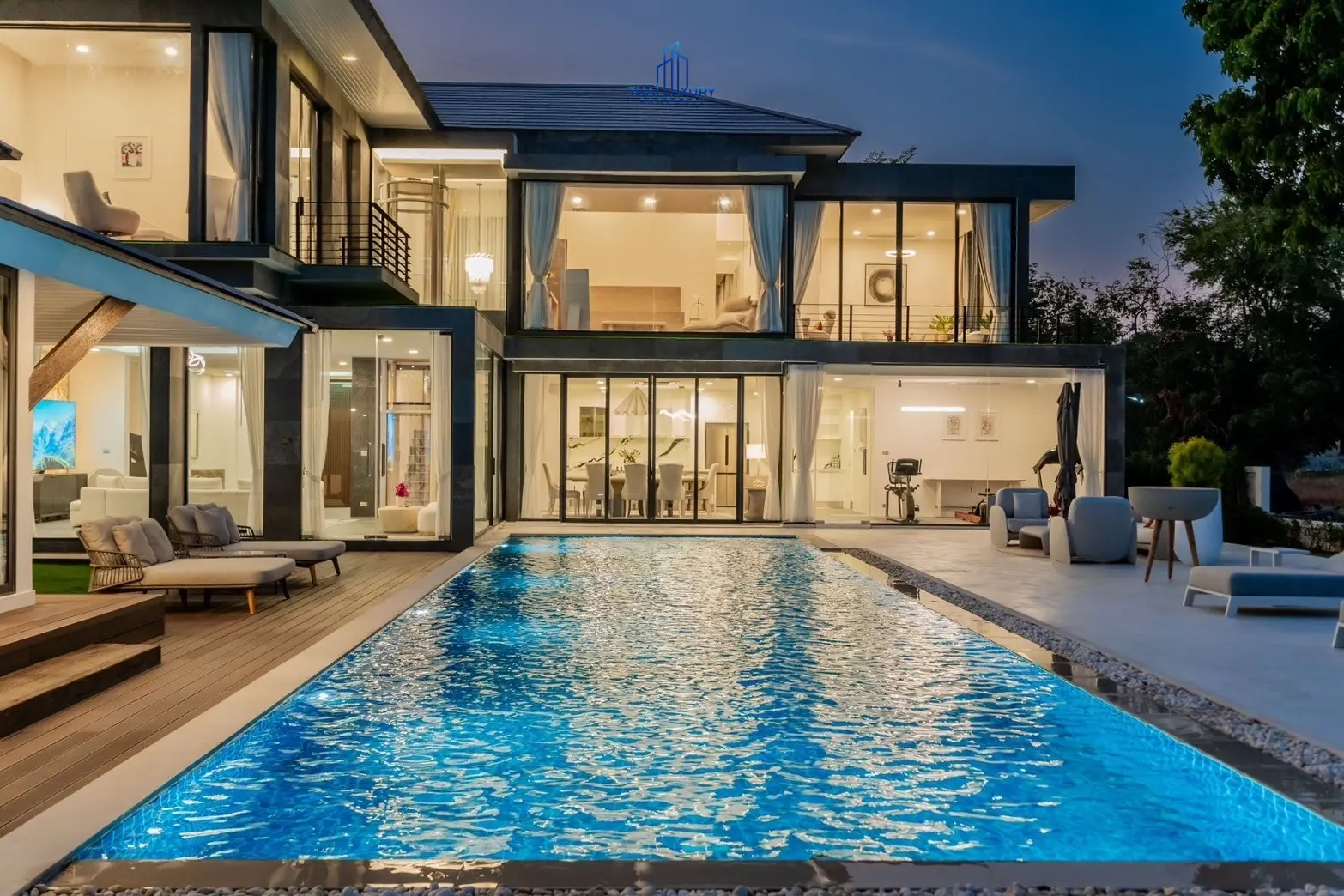 Luxury Modern Pool Villa Cha-Am Hua Hin At Palm Hills Golf Course For Sale