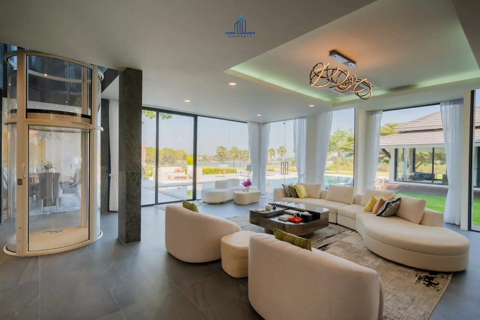 Luxury Modern Pool Villa Cha-Am Hua Hin At Palm Hills Golf Course For Sale