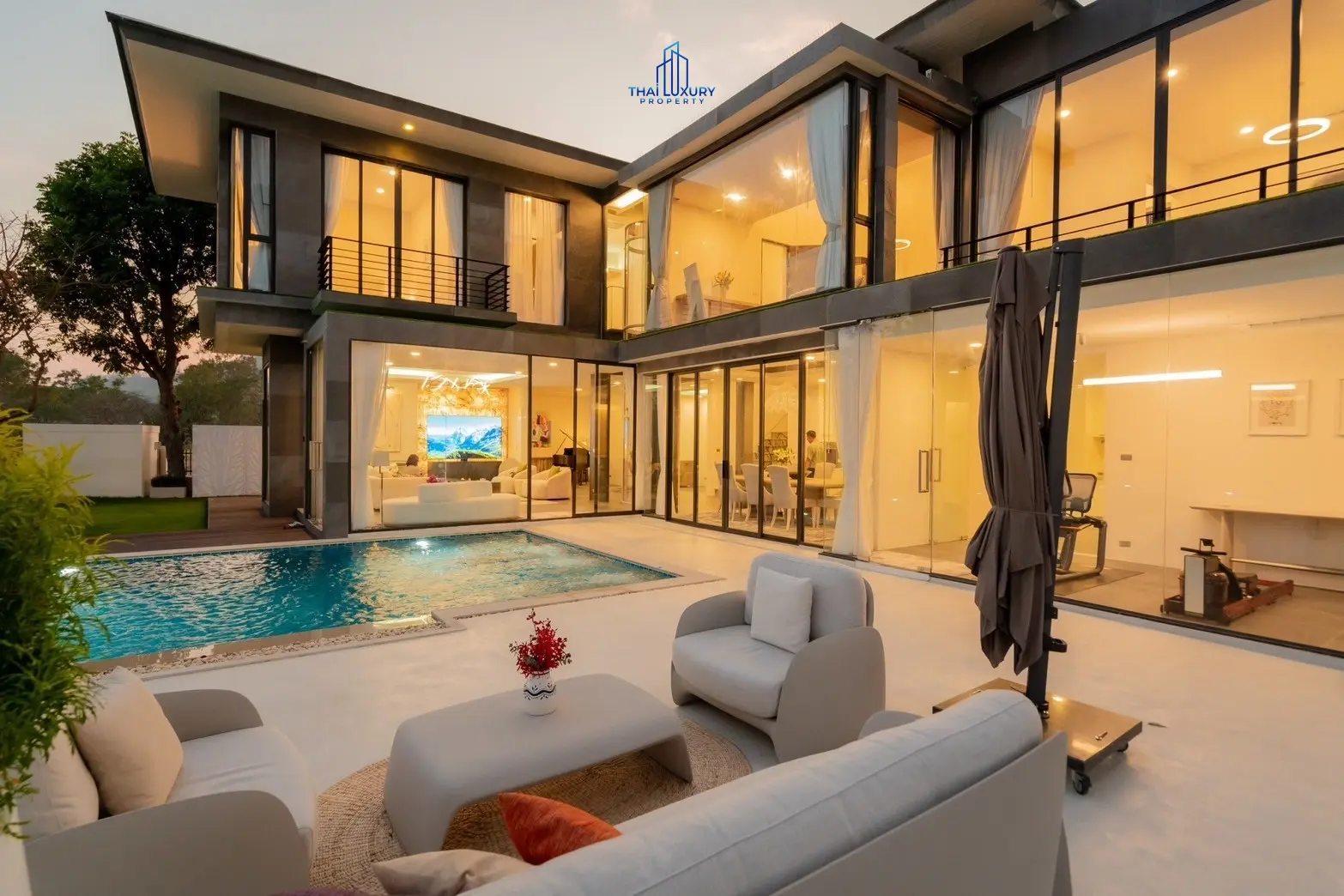 Luxury Modern Pool Villa Cha-Am Hua Hin At Palm Hills Golf Course For Sale