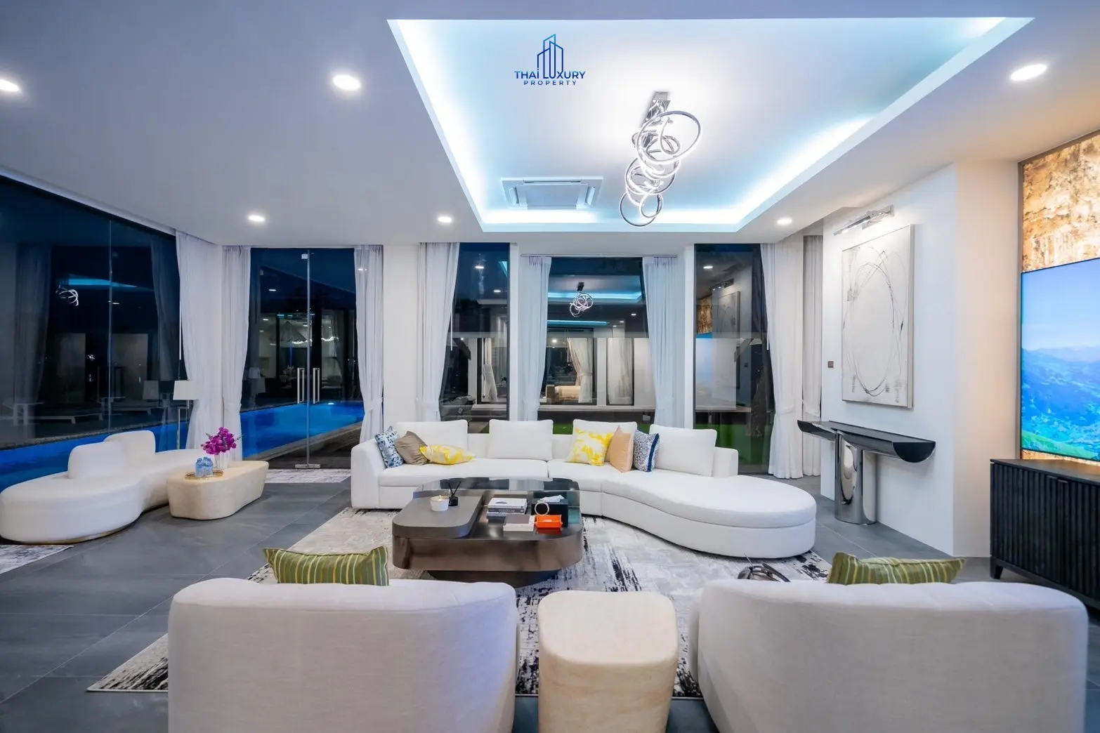 Luxury Modern Pool Villa Cha-Am Hua Hin At Palm Hills Golf Course For Sale