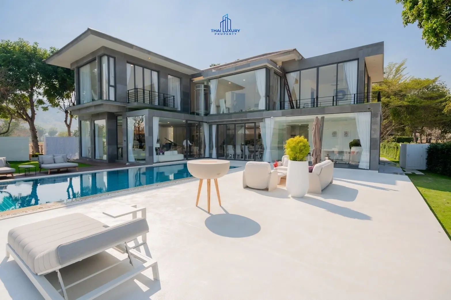 Luxury Modern Pool Villa Cha-Am Hua Hin At Palm Hills Golf Course For Sale