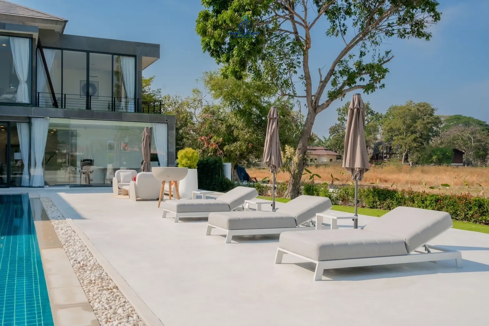 Luxury Modern Pool Villa Cha-Am Hua Hin At Palm Hills Golf Course For Sale