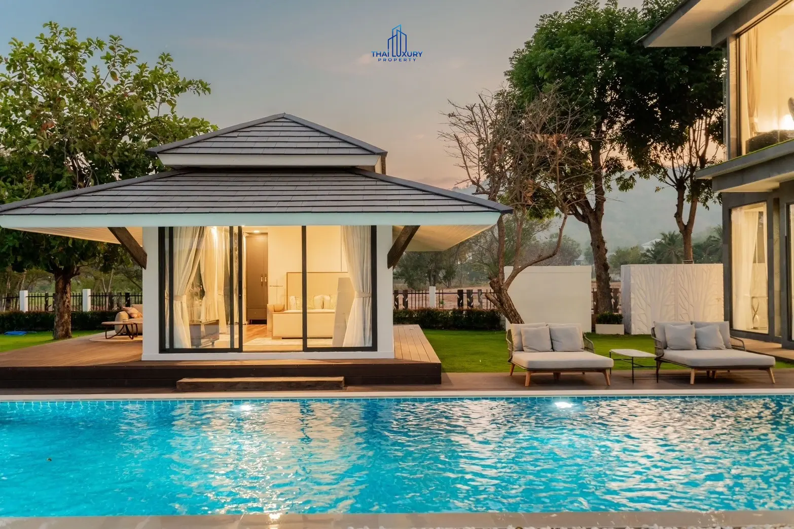 Luxury Modern Pool Villa Cha-Am Hua Hin At Palm Hills Golf Course For Sale