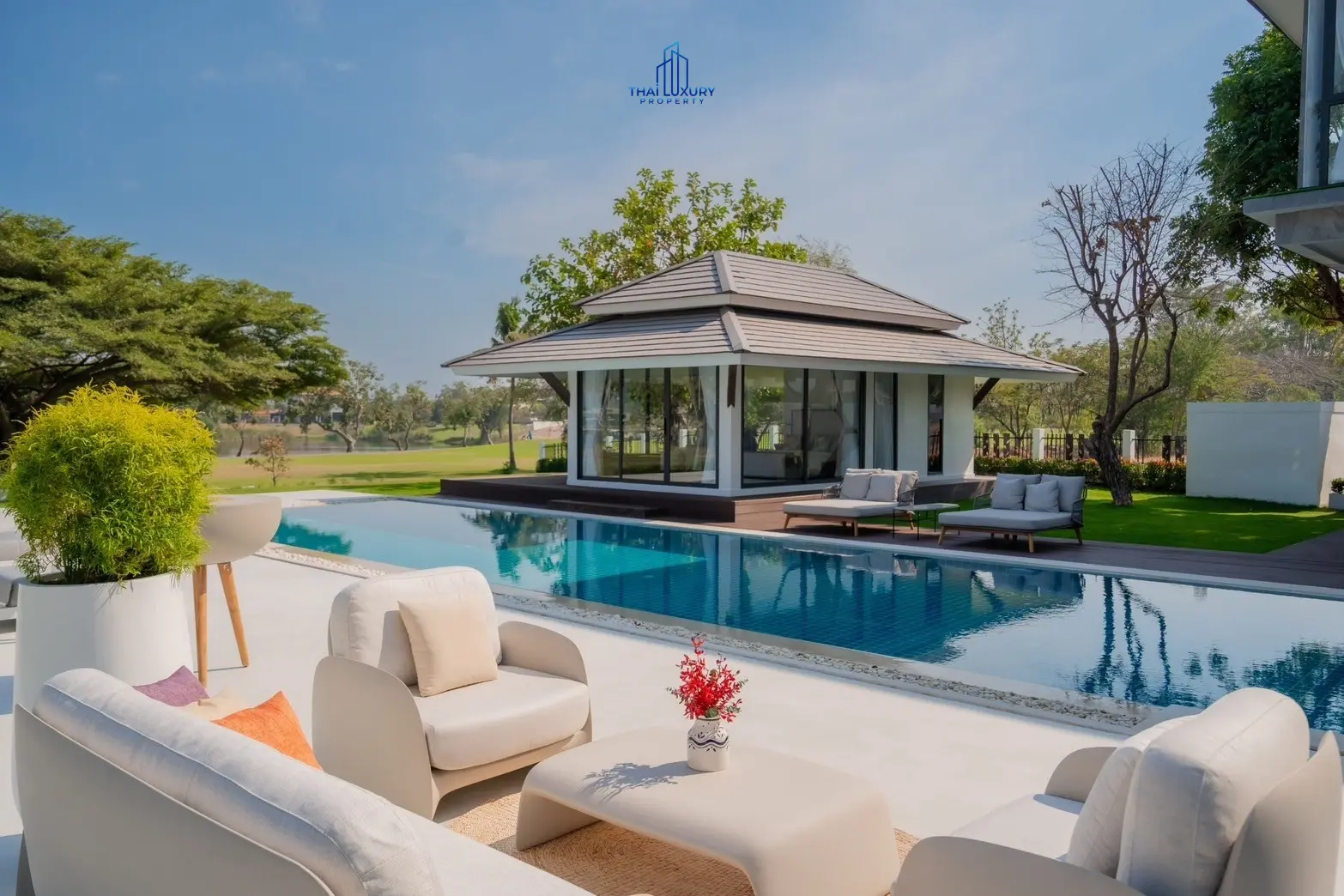 Luxury Modern Pool Villa Cha-Am Hua Hin At Palm Hills Golf Course For Sale