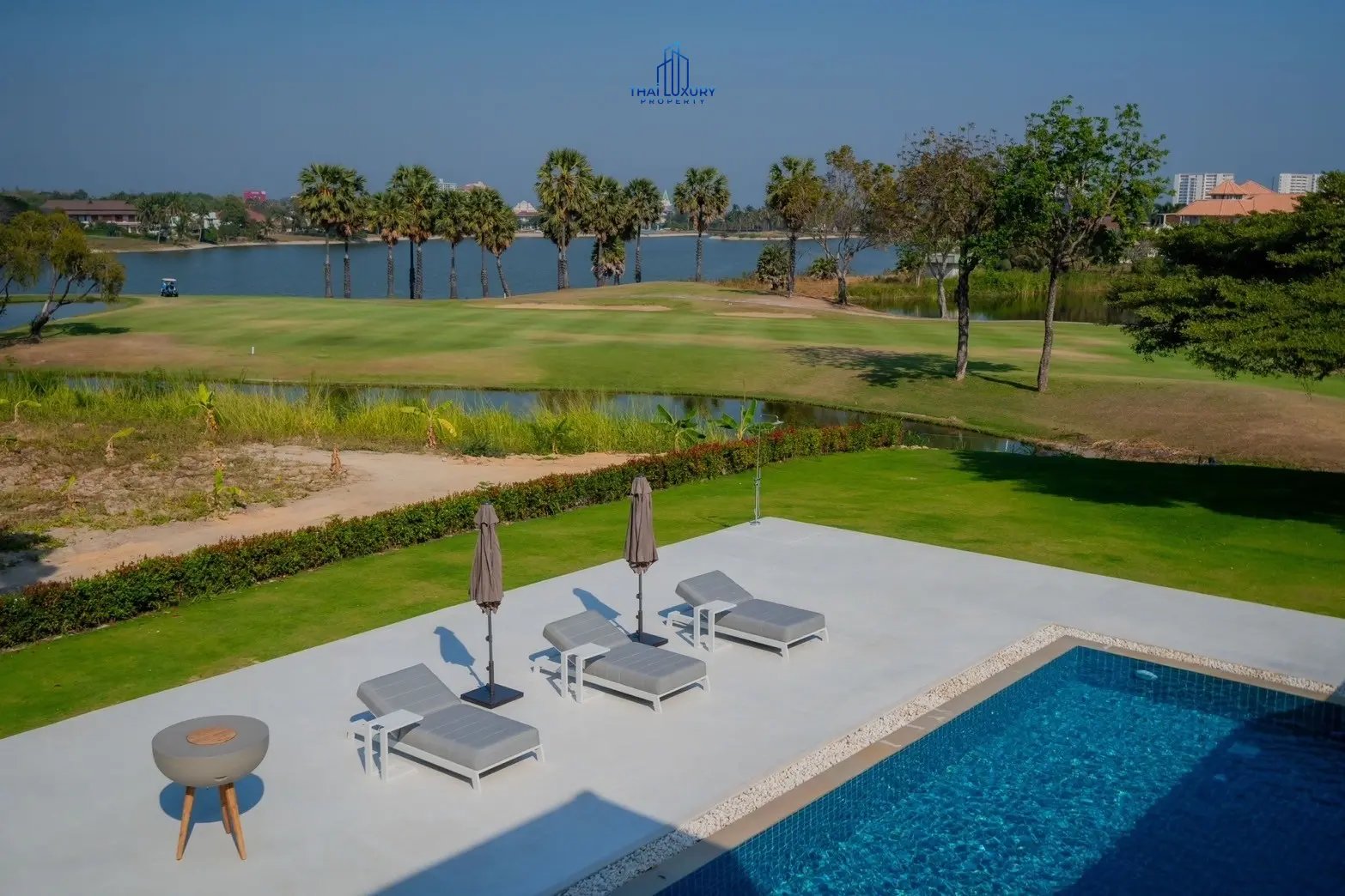 Luxury Modern Pool Villa Cha-Am Hua Hin At Palm Hills Golf Course For Sale