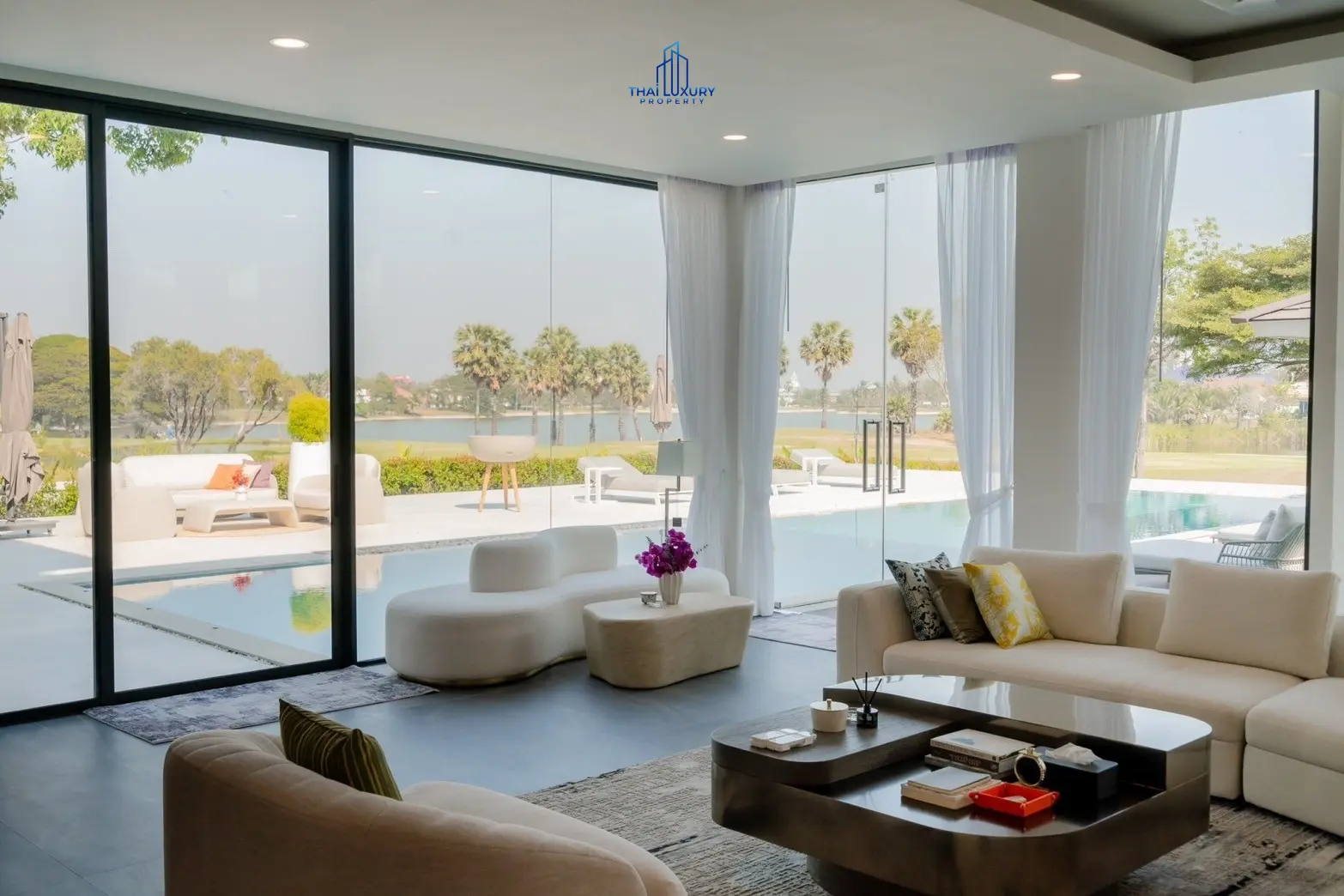 Luxury Modern Pool Villa Cha-Am Hua Hin At Palm Hills Golf Course For Sale