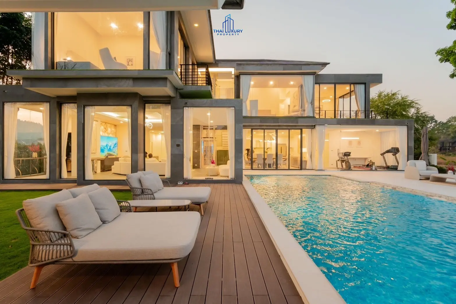 Luxury Modern Pool Villa Cha-Am Hua Hin At Palm Hills Golf Course For Sale