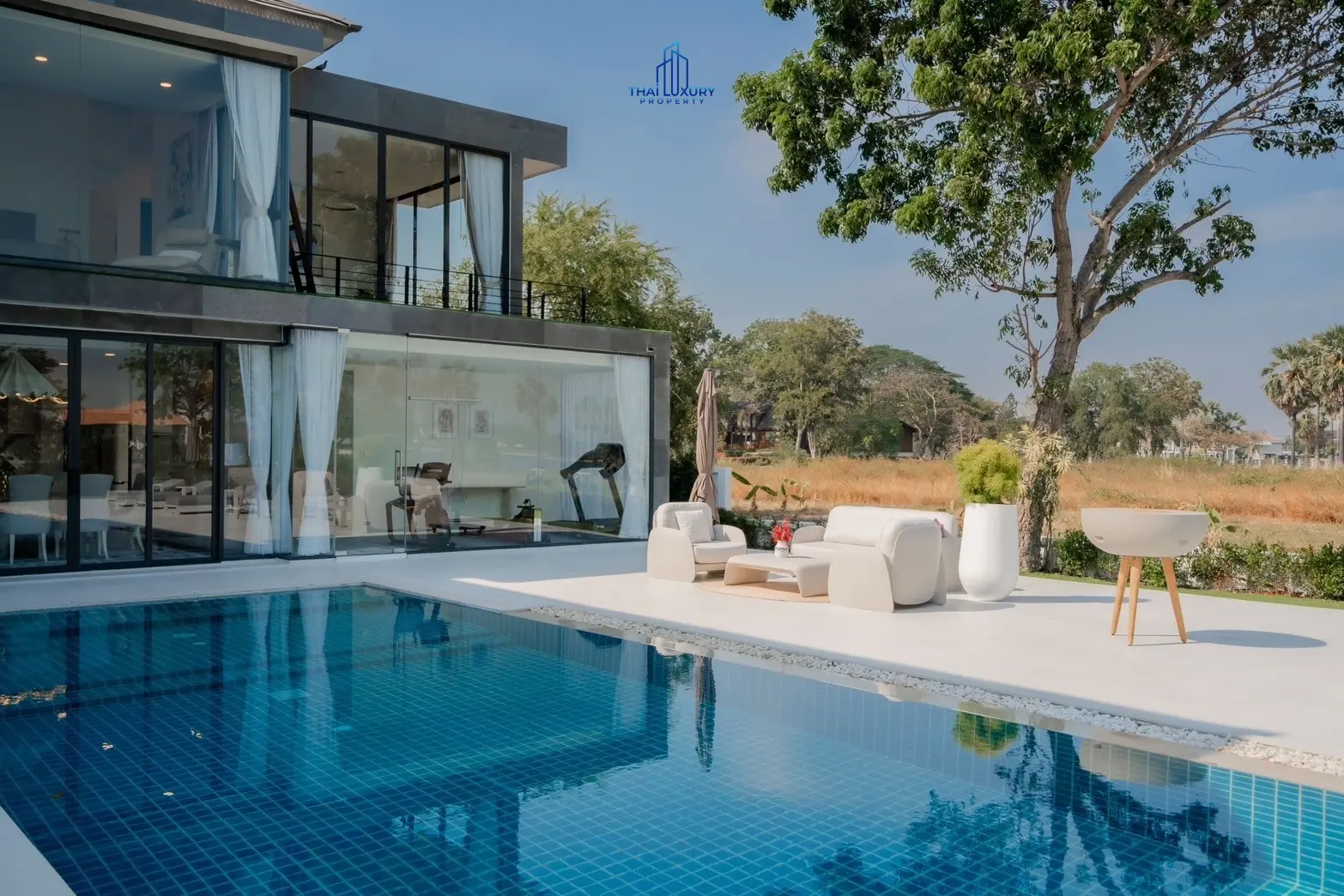Luxury Modern Pool Villa Cha-Am Hua Hin At Palm Hills Golf Course For Sale