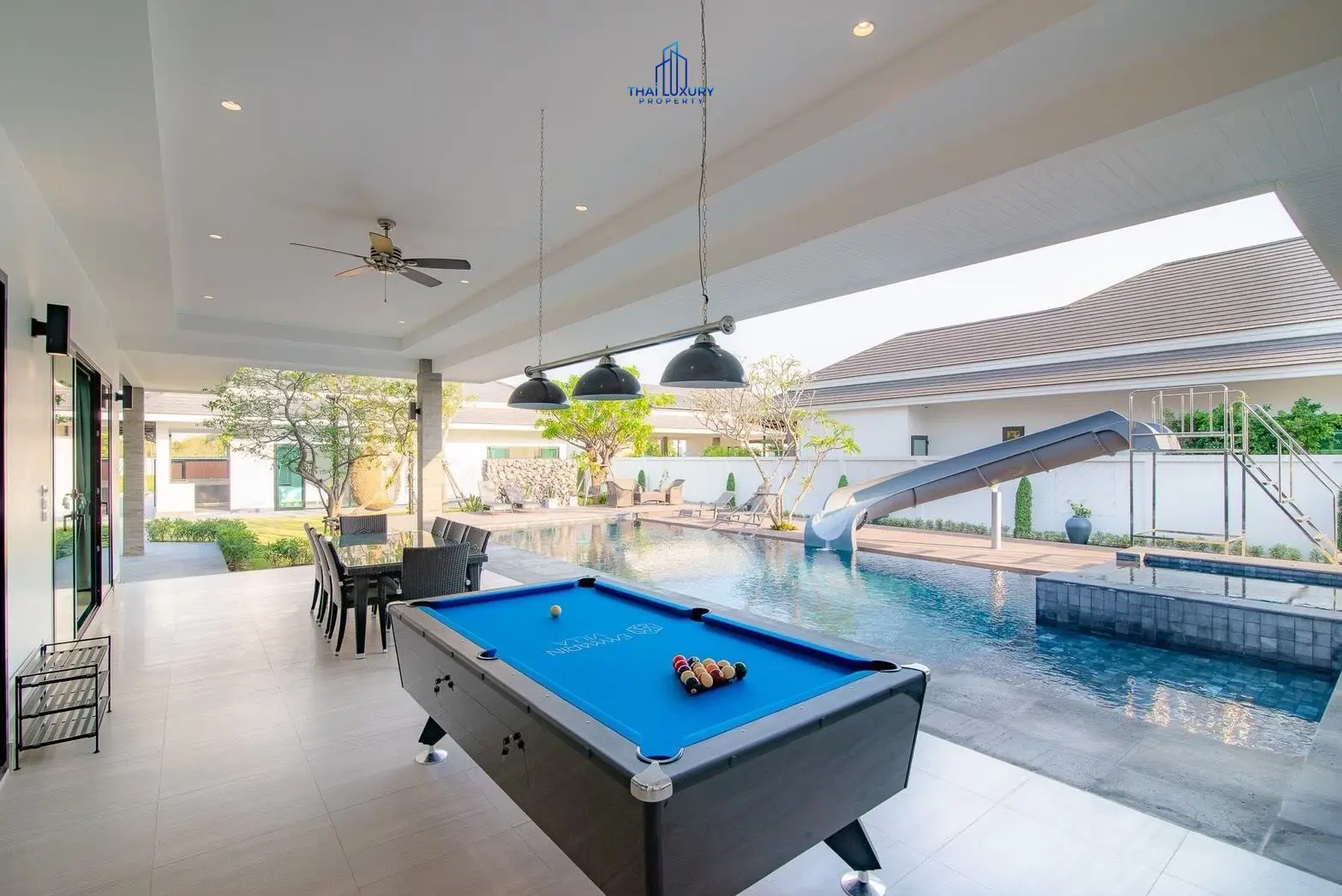 Modern Single-Story Villa with Pool & Outdoor Entertaining in Cha-Am