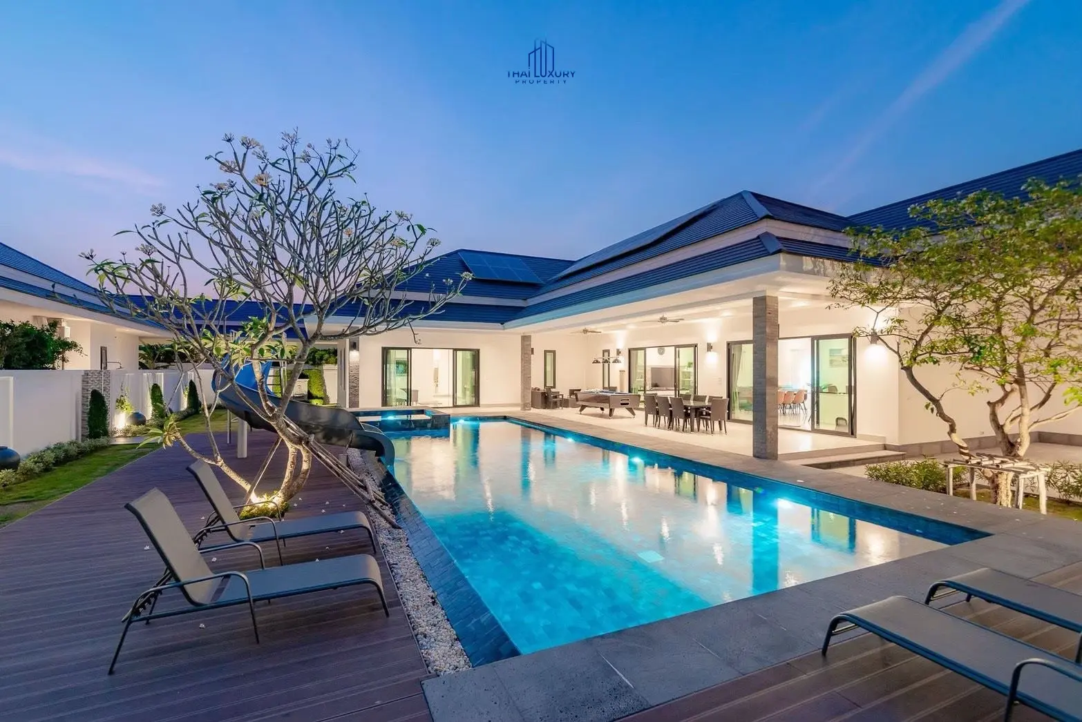 Modern Single-Story Villa with Pool & Outdoor Entertaining in Cha-Am