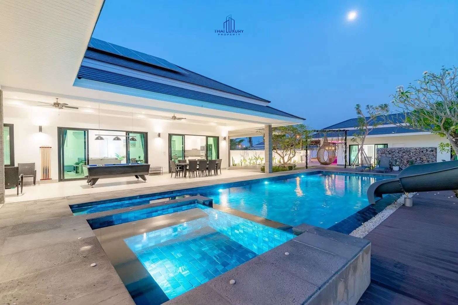 Modern Single-Story Villa with Pool & Outdoor Entertaining in Cha-Am