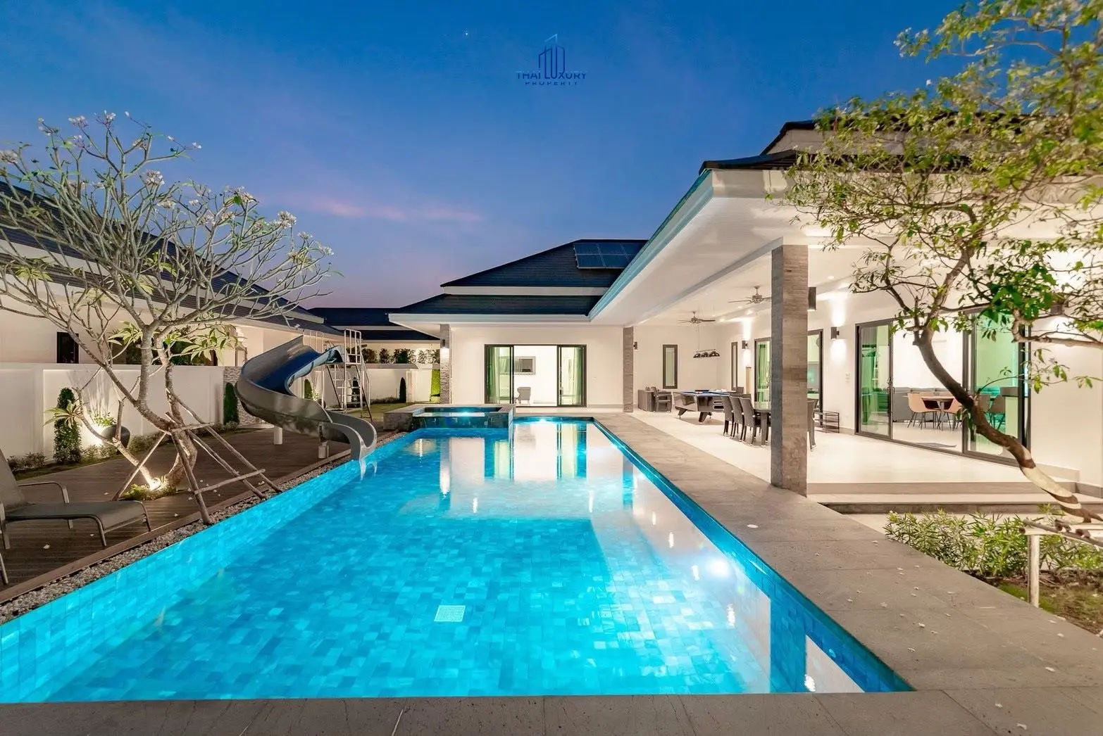 Modern Single-Story Villa with Pool & Outdoor Entertaining in Cha-Am