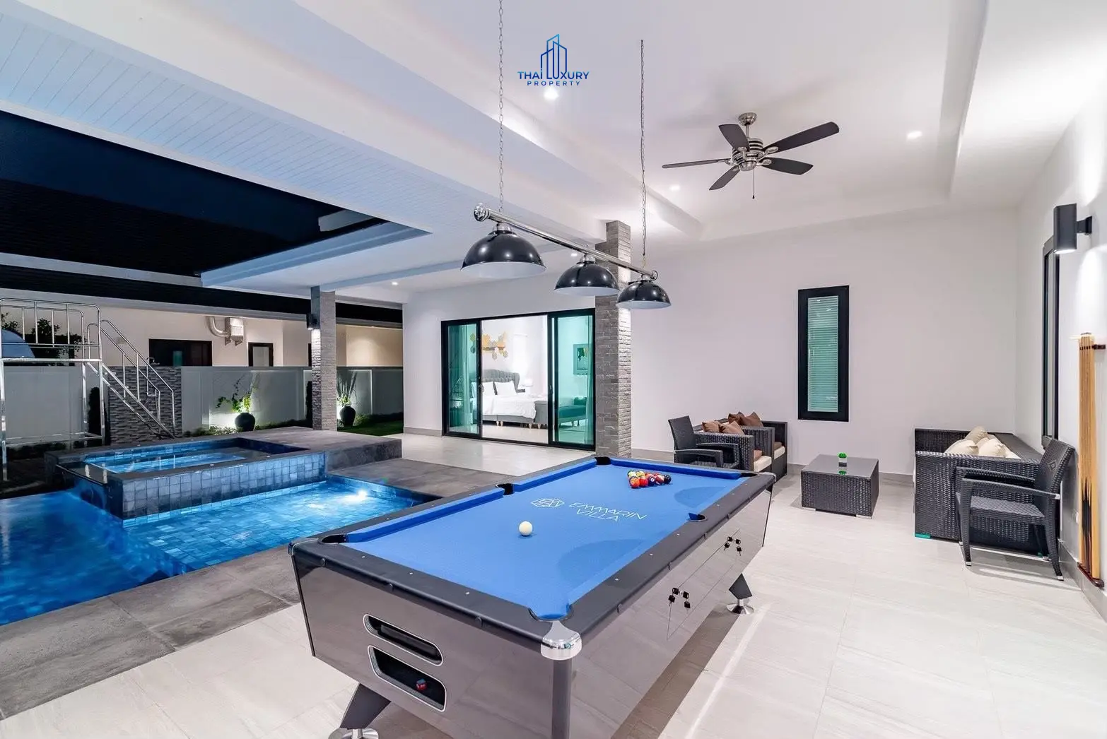 Modern Single-Story Villa with Pool & Outdoor Entertaining in Cha-Am